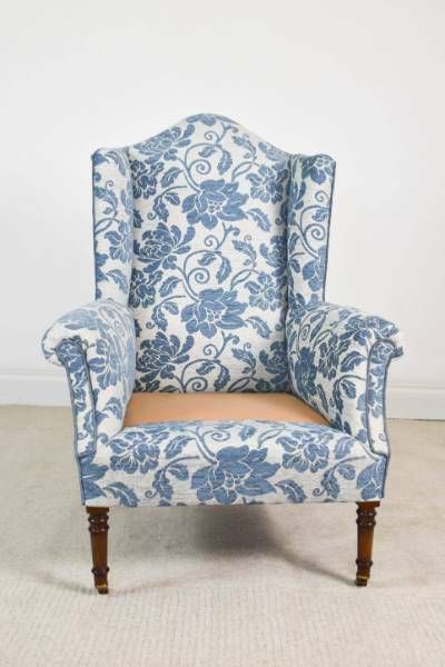 Furniture Georgian Style Late Victorian Wing Chair photo