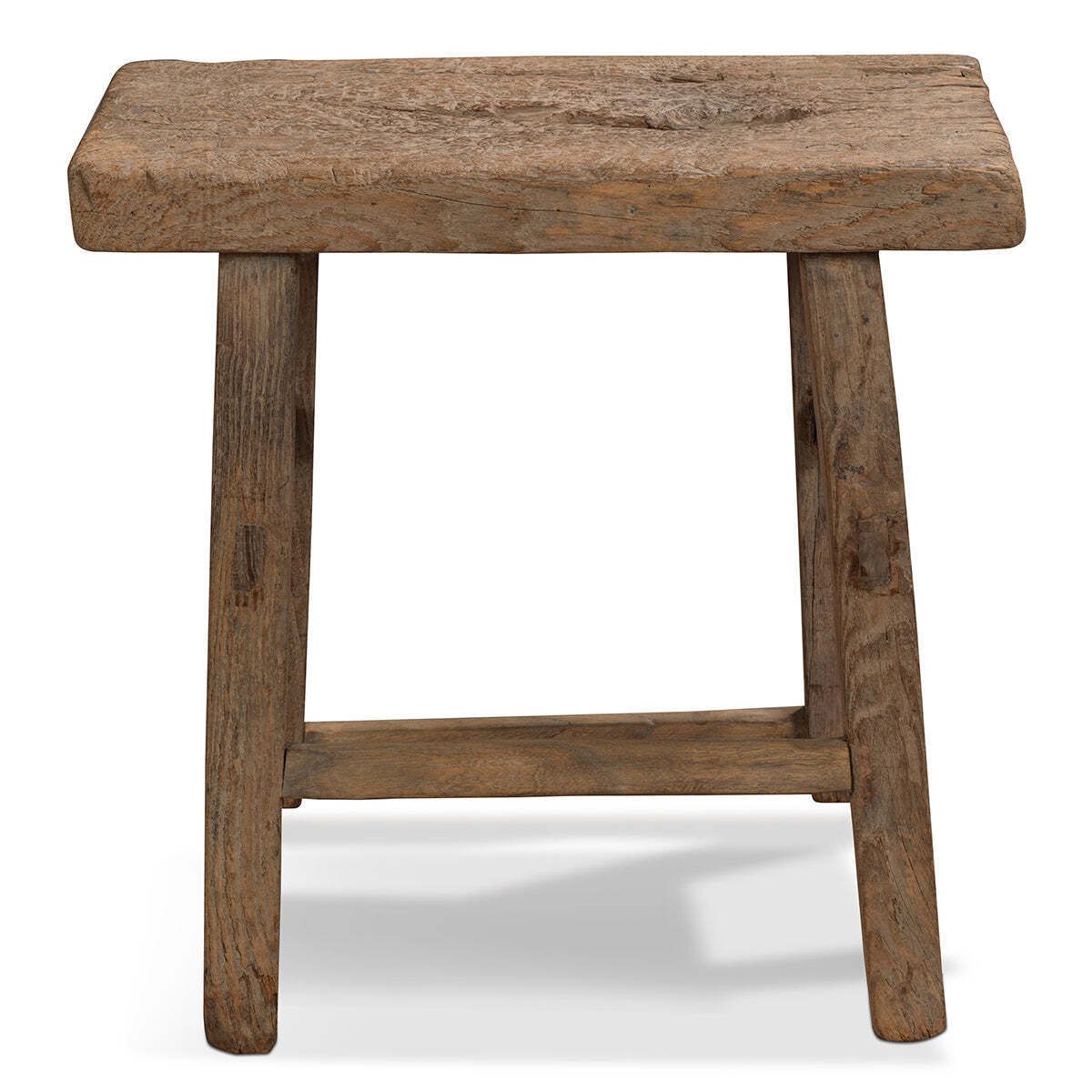 Antique Rustic Chinese Stool photo furniture