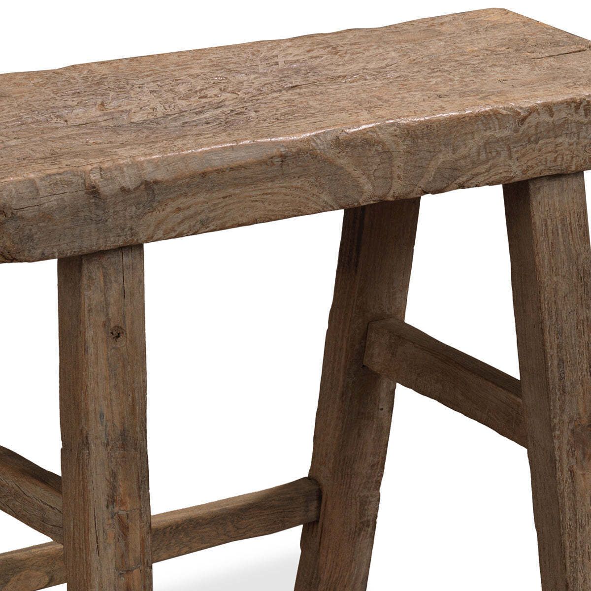 Antique Rustic Chinese Stool photo for sale