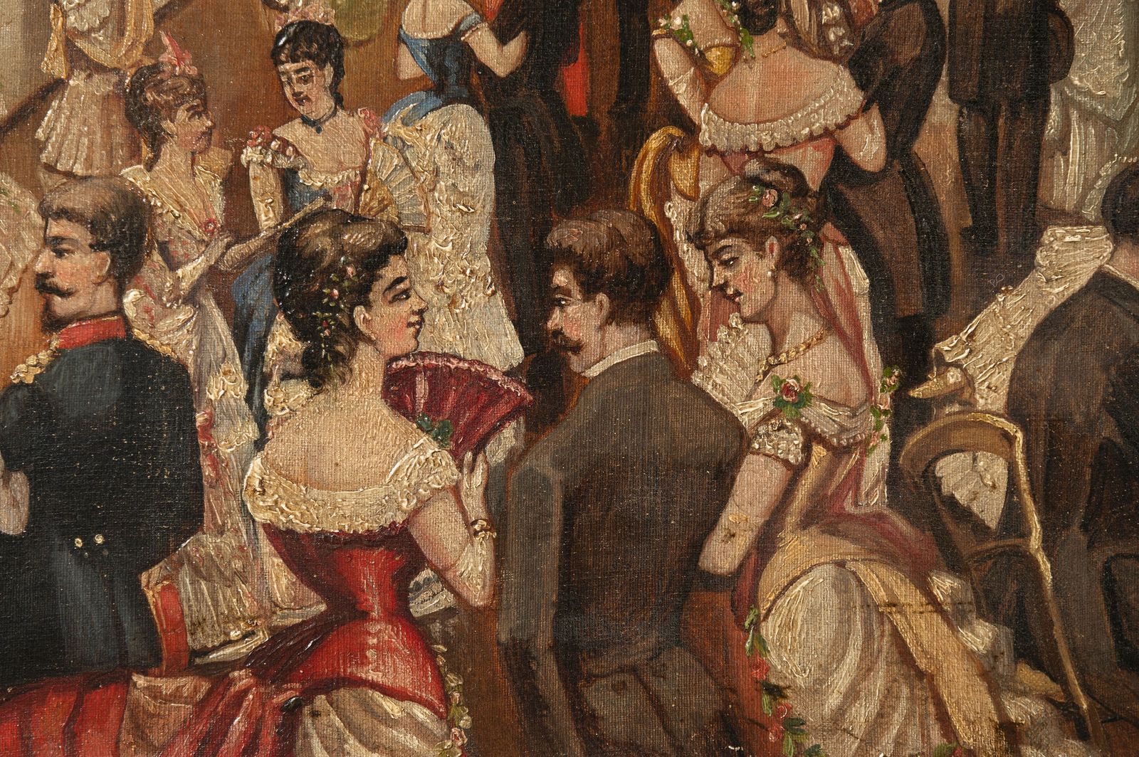 19th Century Oil On Canvas, 1800s photo Art