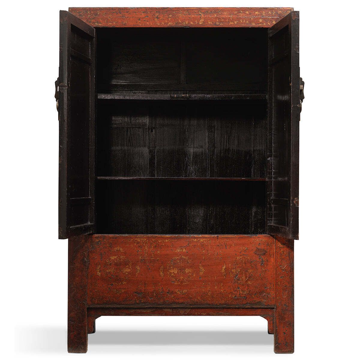 Large Red And Gold Shanxi Armoire photo Furniture