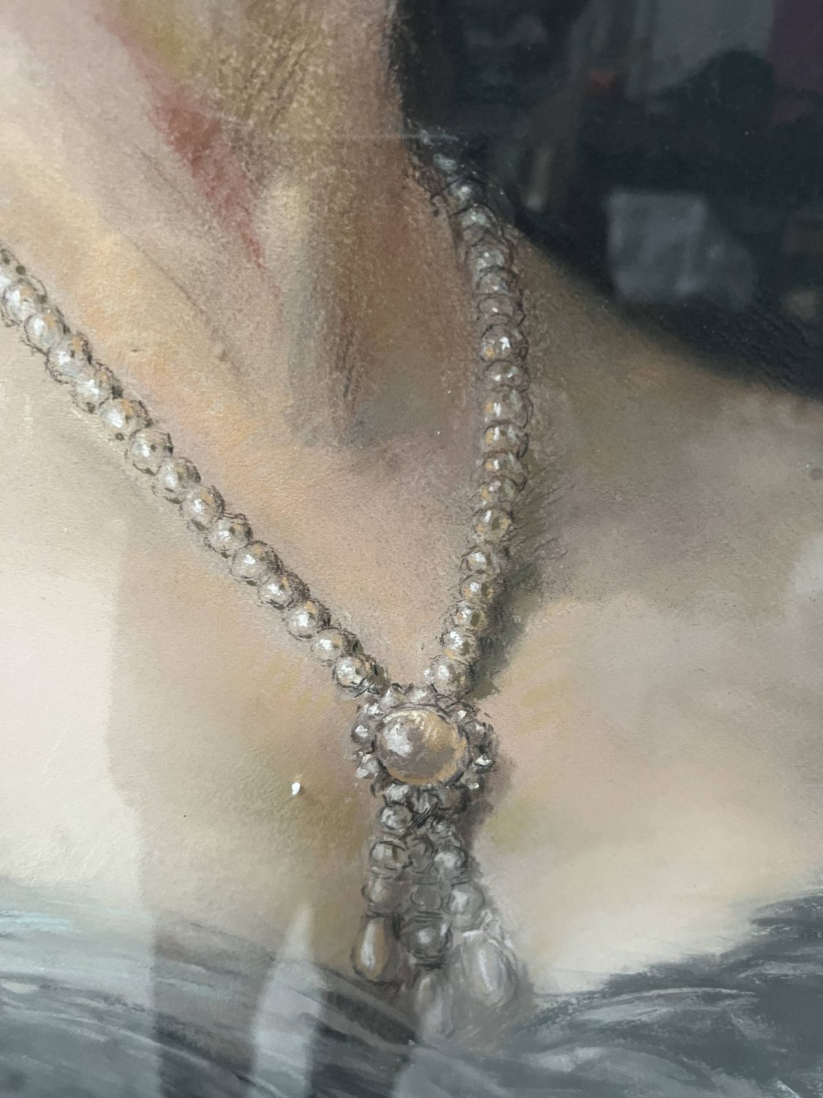 photo for sale "Woman With Bare Shoulders By Yves Diey" Bust Portrait