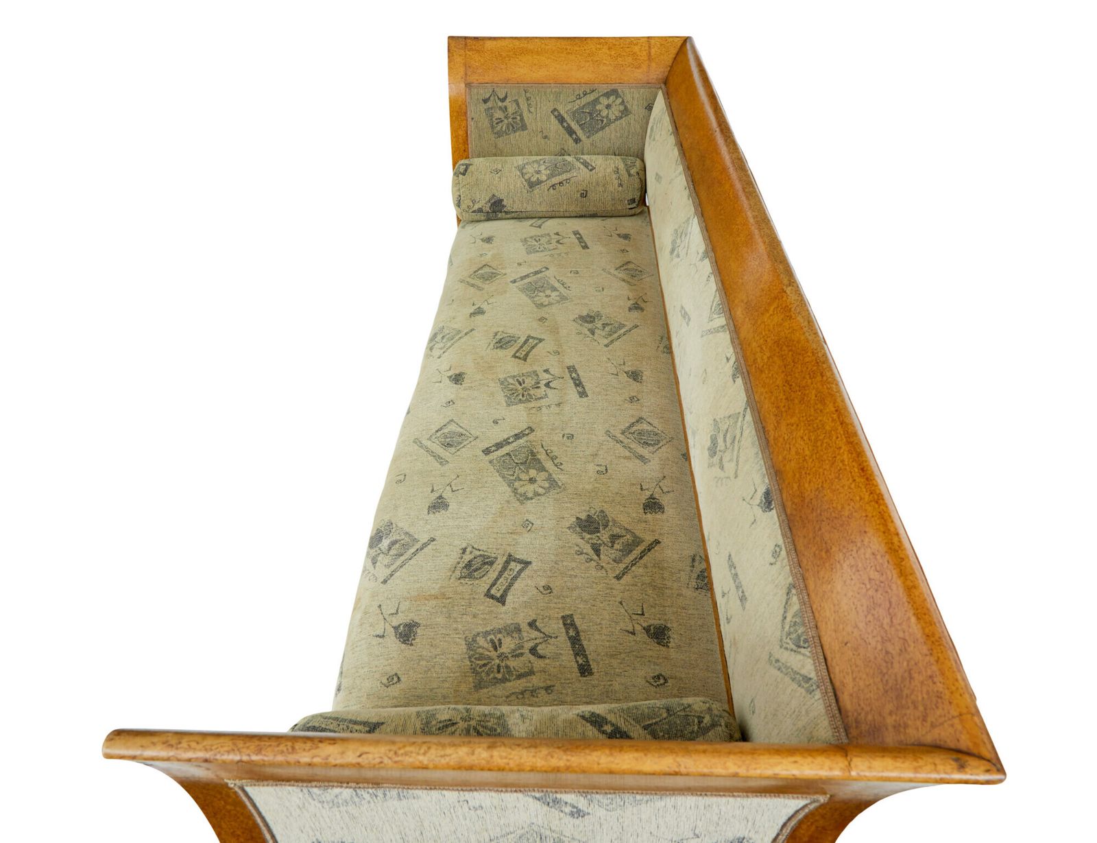 Swedish 19th Century 7 Piece Burr Birch Living Room Suite photo for sale