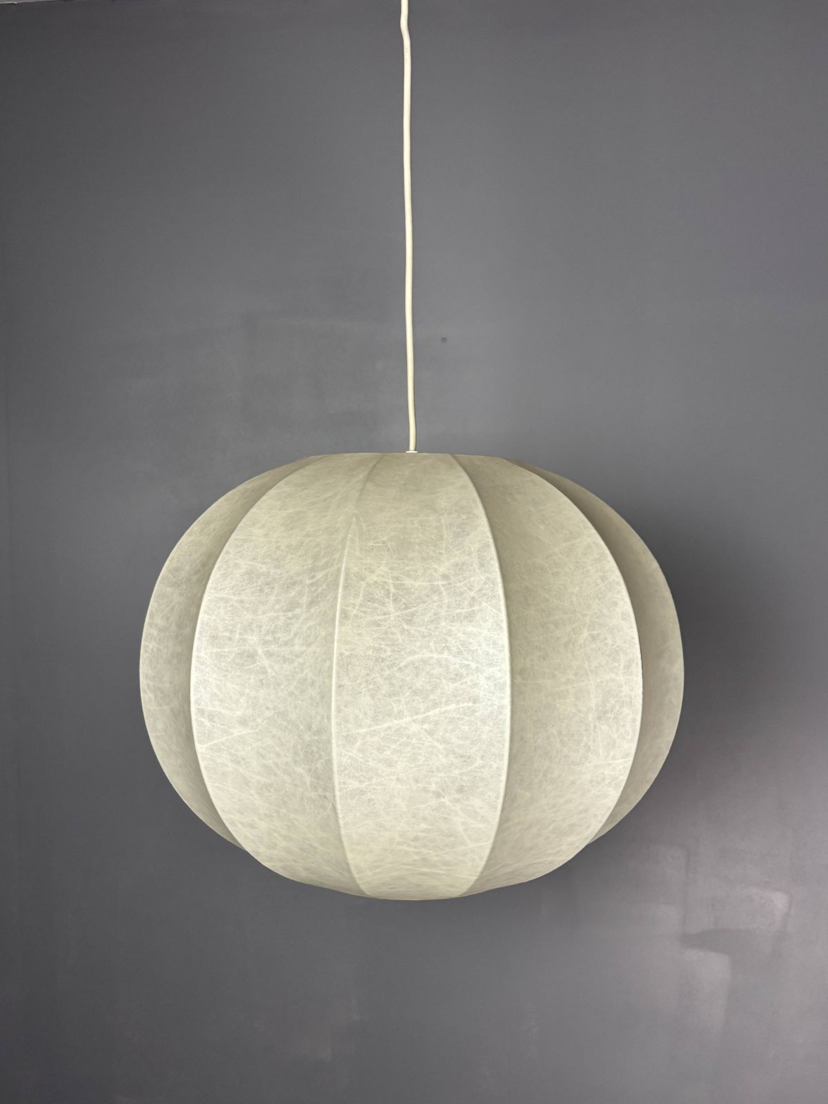 596.0 Page 1 Of 22 Midcentury Space Age Cocoon Hanging Pendant Ceiling Lamp, 1960s photo