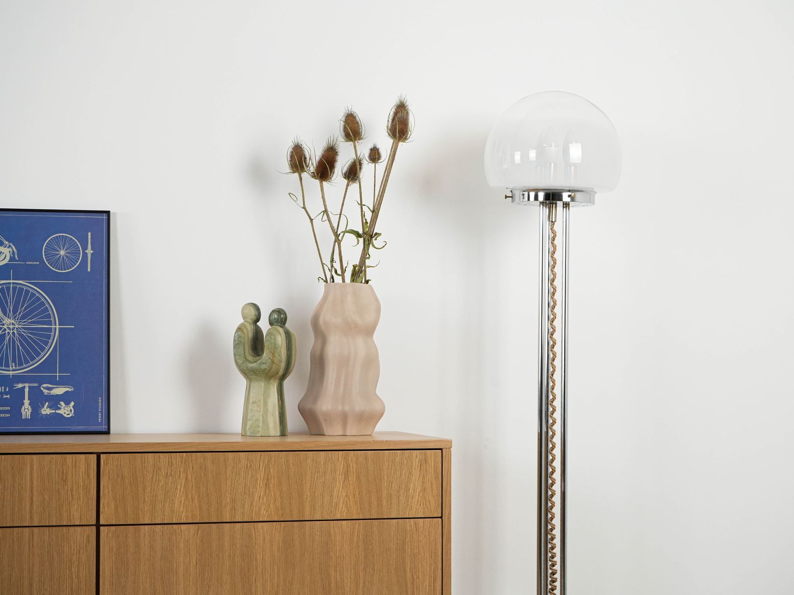 Vloerlamp, Italiaans Design, Jaren 1970, Vervaardigd In Italië photo Verlichting