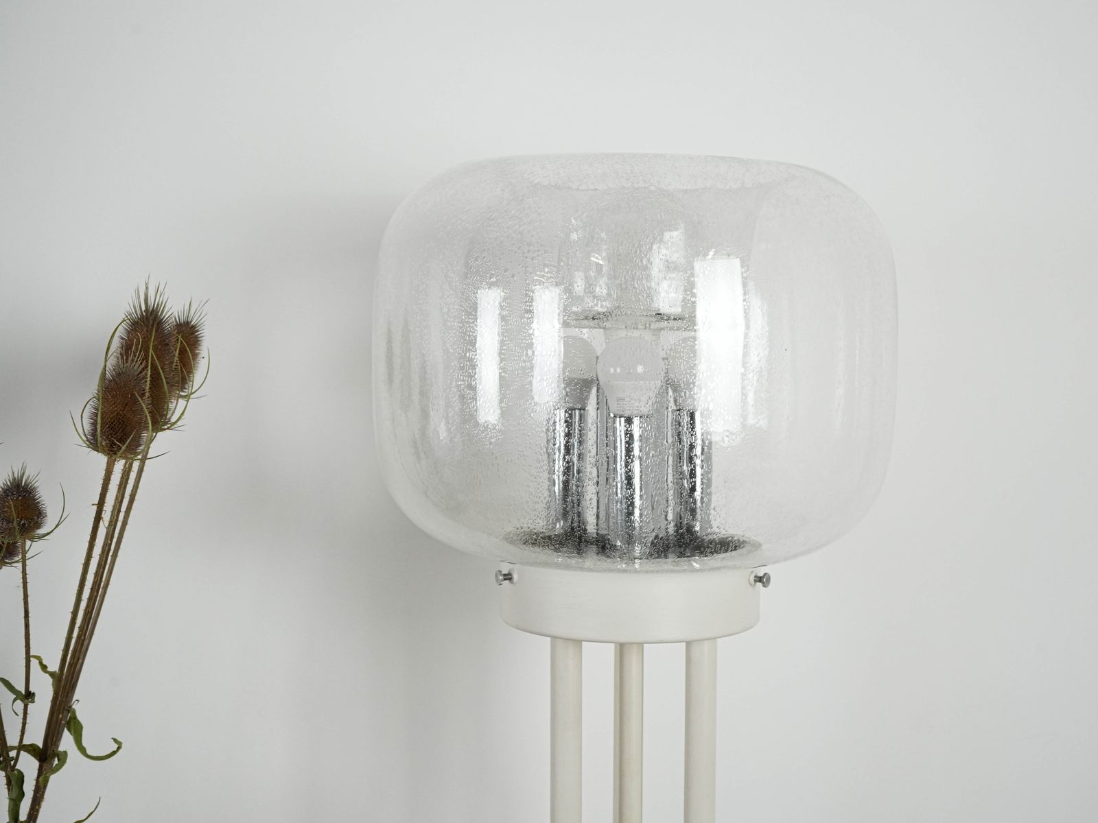 Lighting Floor Lamp, Murano Glass, Italian Design, 1970s, Made In Italy photo