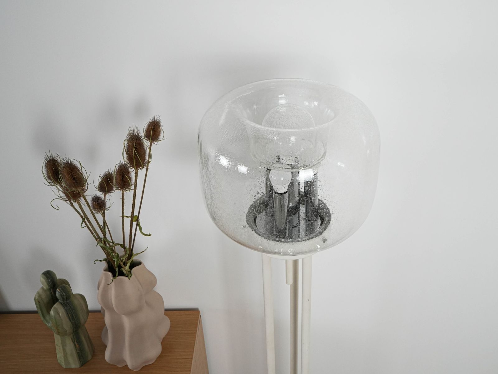 949.0 Floor Lamp, Murano Glass, Italian Design, 1970s, Made In Italy photo