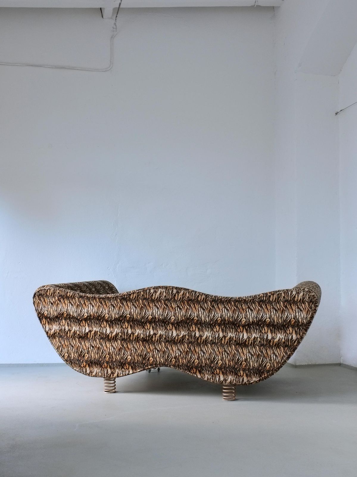 Postmodern Animal Print Sofa Extra Large | Germany | 1990s photo Furniture