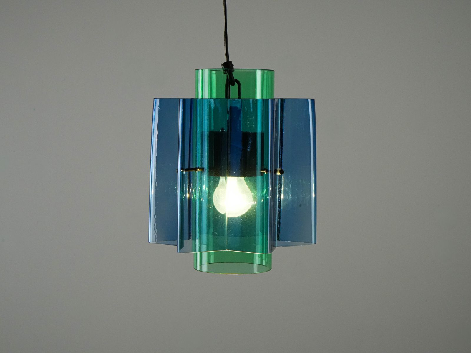 Lighting Pendant Lamp, Italian Design, 1970s, Manufactured In Italy photo