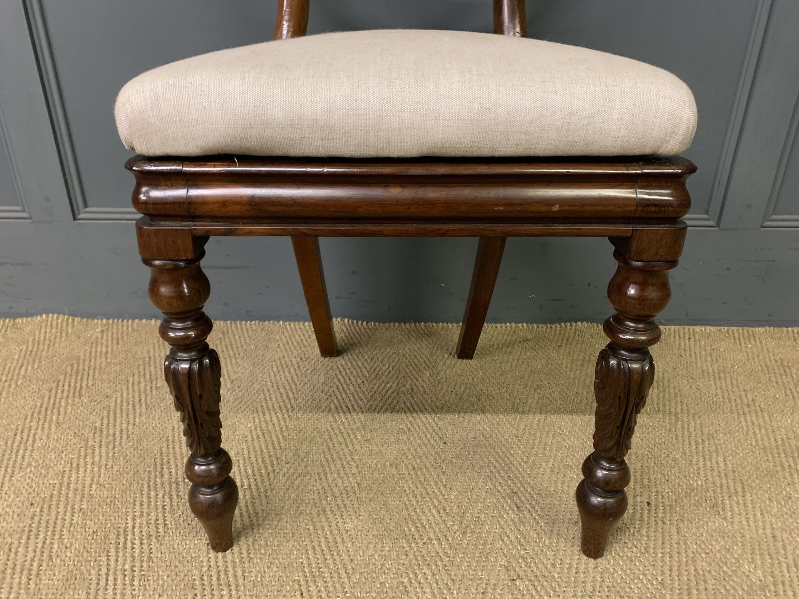 photo vinterior Set Of 8 Early Victorian Rosewood Chairs