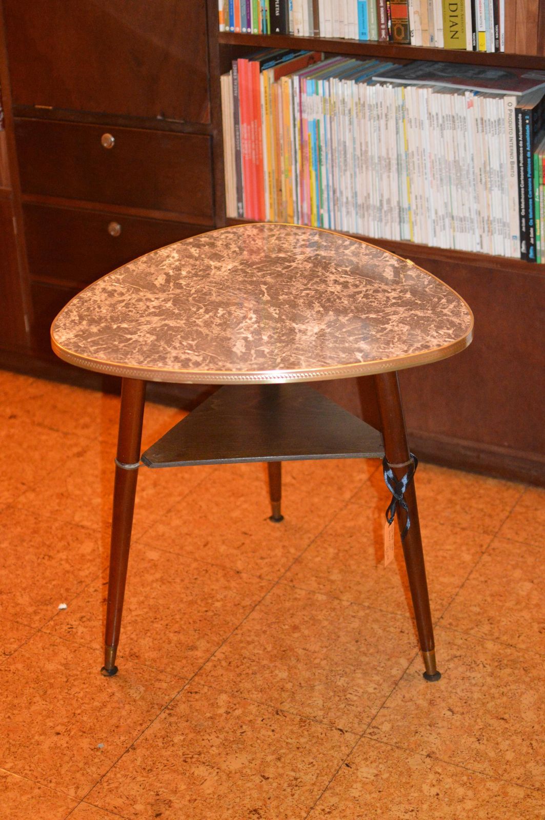 Vintage 50s Mid Century Nordic Modernist Rockabilly Desk Tripod Desk photo Furniture