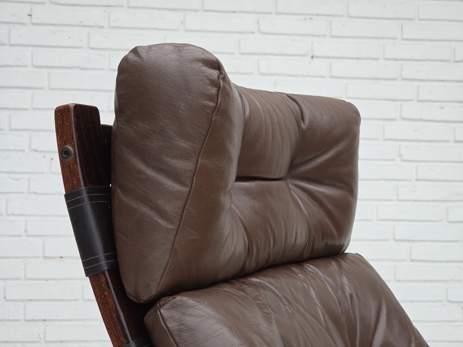 Furniture 1970s, Norwegian Design By Erde & Nordhal Solheim, Lounge Chair, Model "Kengu". photo
