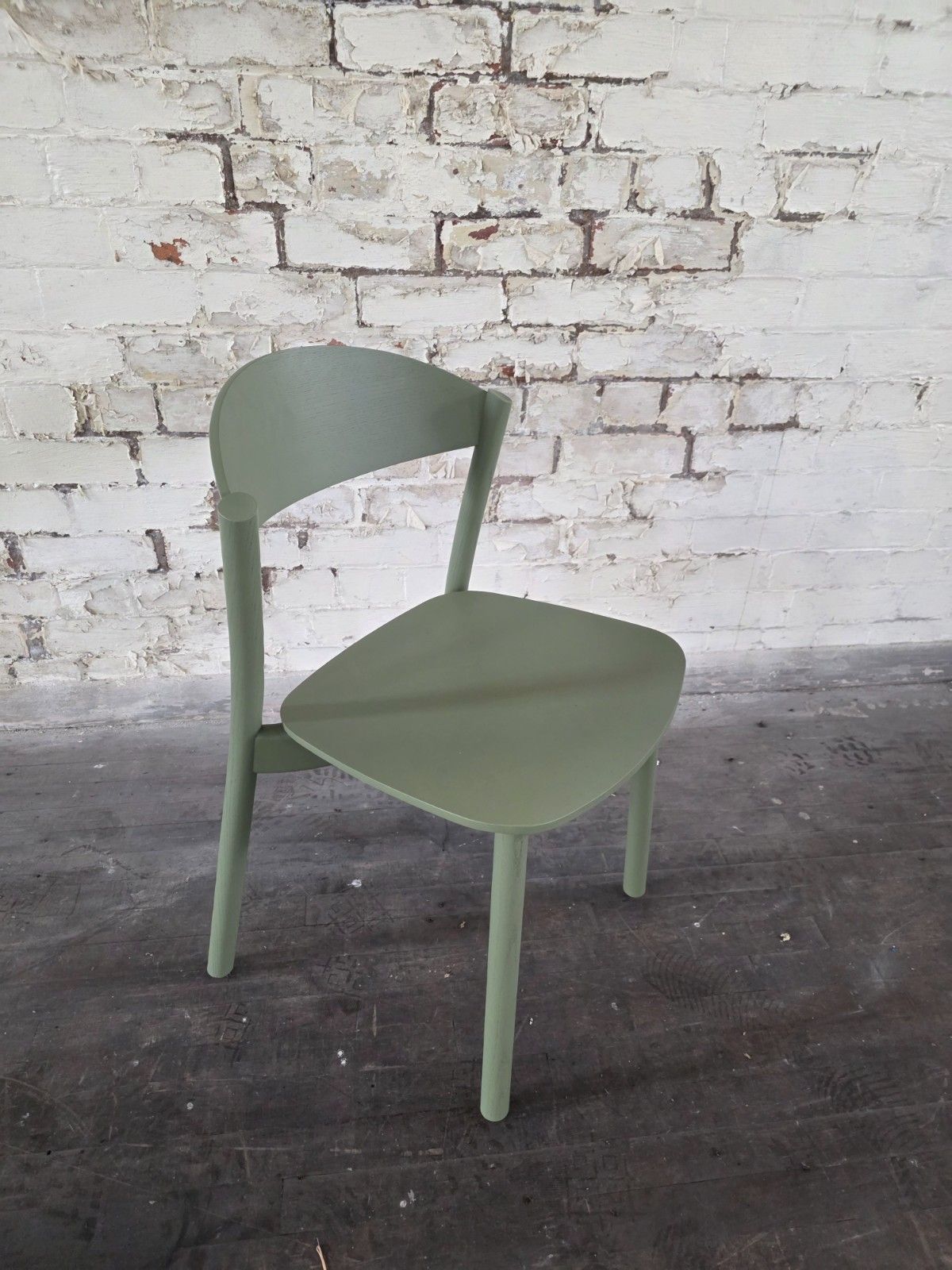 Modus March Stacking Chair In Green photo 225.0