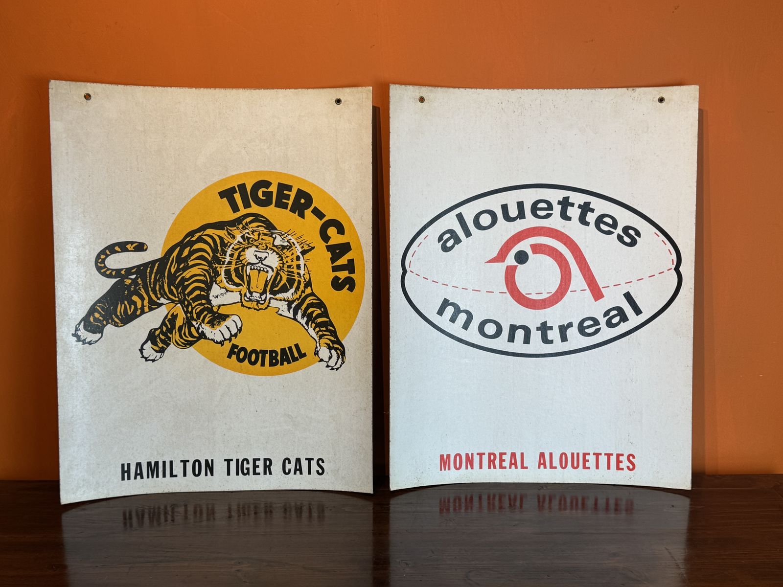 Ten Vintage 1960's Canadian Football League Team Posters photo Art