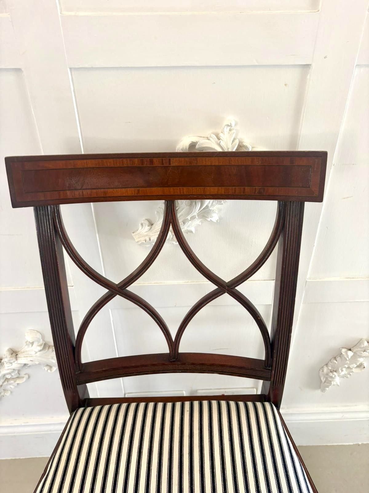Set Of 8 Antique Quality Mahogany Dining Chairs photo buy