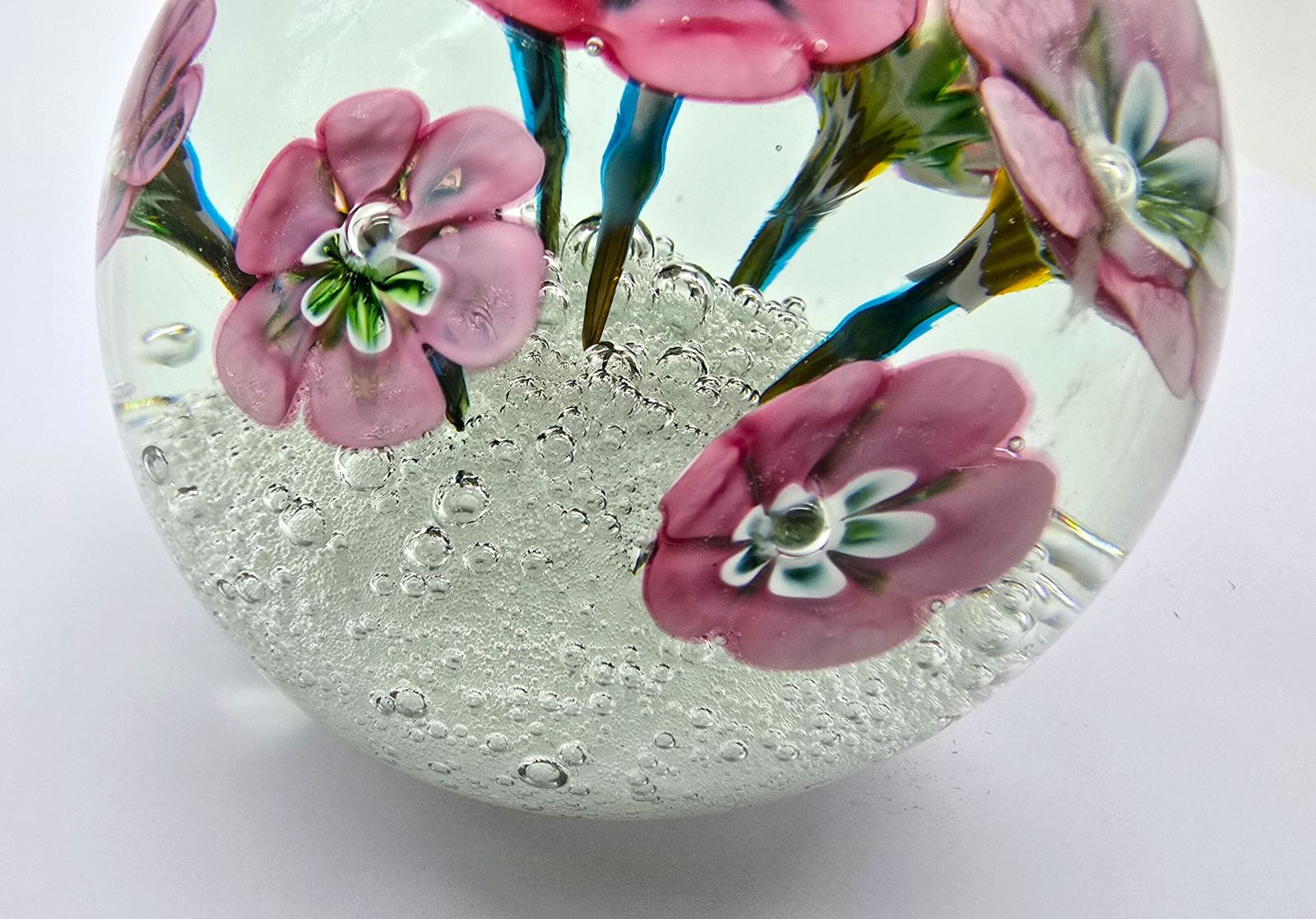 A Stunning Pair Of  Italian Murano Glass Paperweights, Circa 1930 photo buy