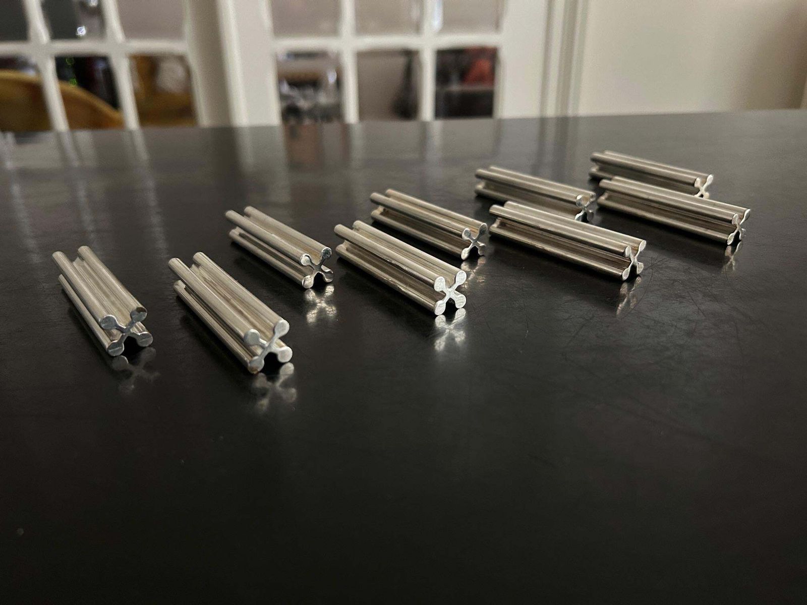Set Of Art Deco Silver Plated Metal Knife Rests photo furniture