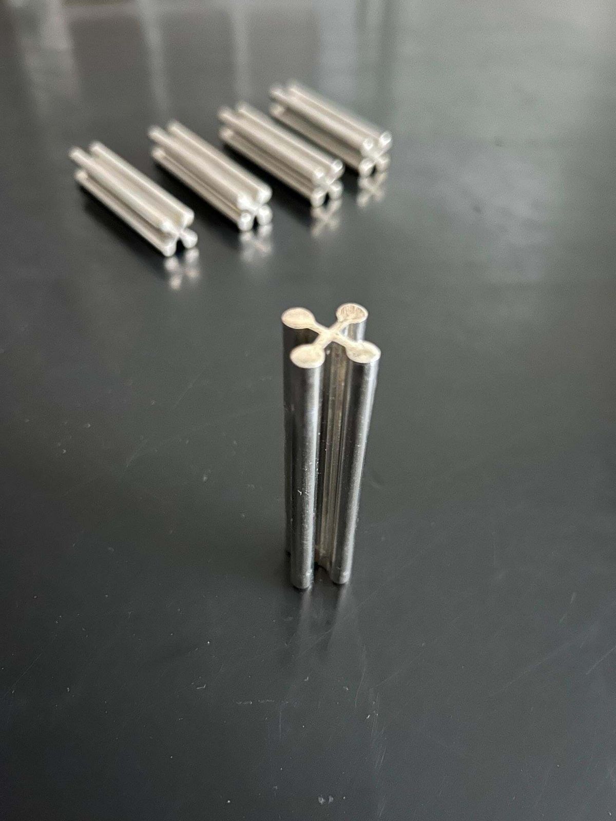 Set Of Art Deco Silver Plated Metal Knife Rests photo buy