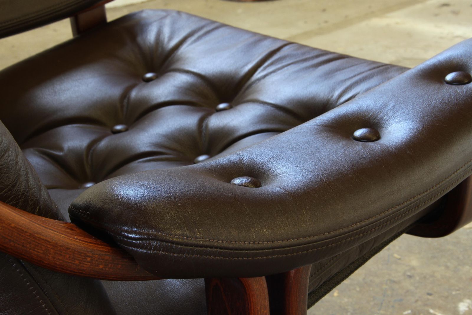 photo buy Pair Of Vintage 1970s Norwegian Modernist Lounge Chairs, Attr. Jon Hjortdal