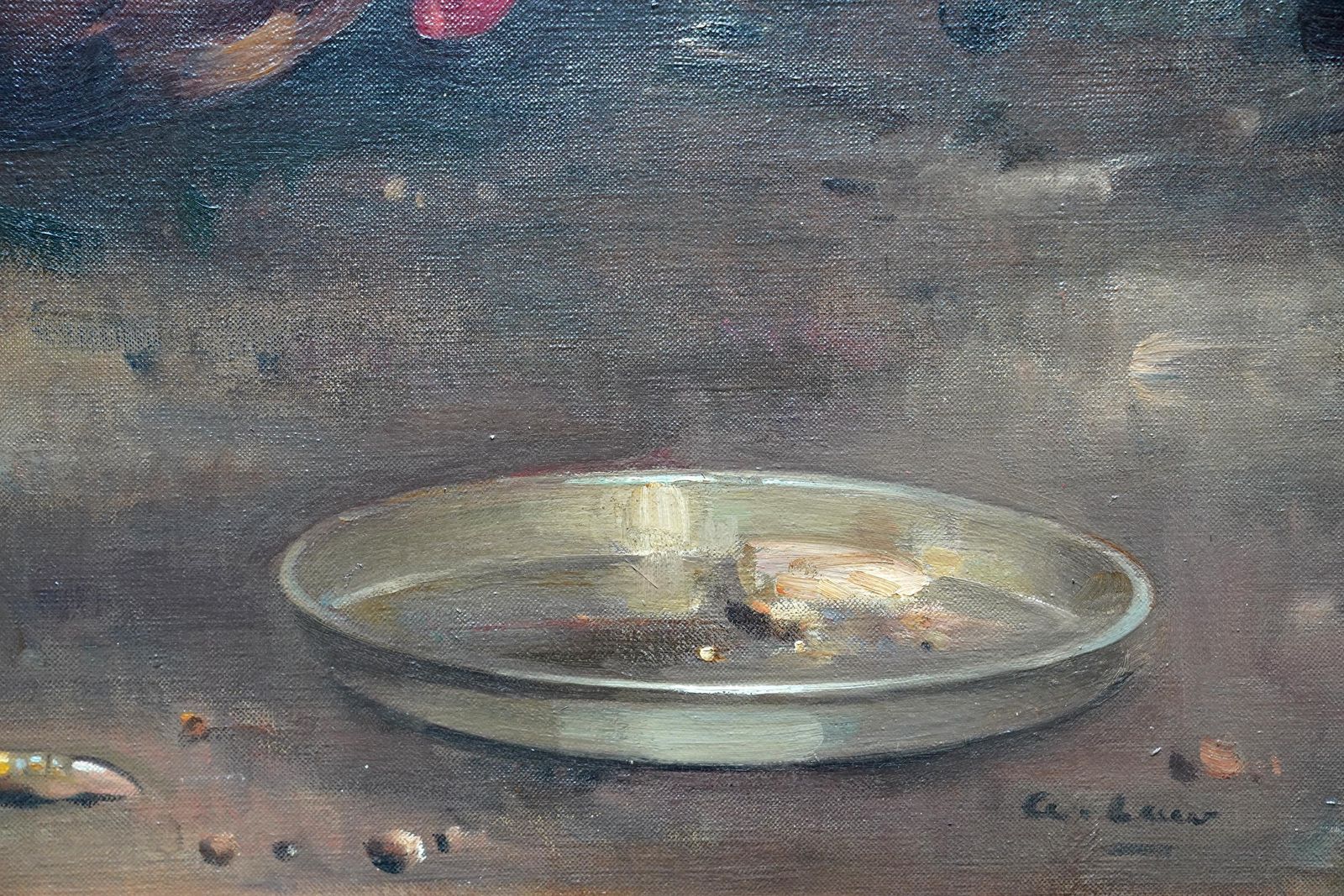 Andrew Lawportrait Of A Cockerel In A Barn   Scottish Twenties Animal Art Oil Paintingcirca 1920 photo vinterior