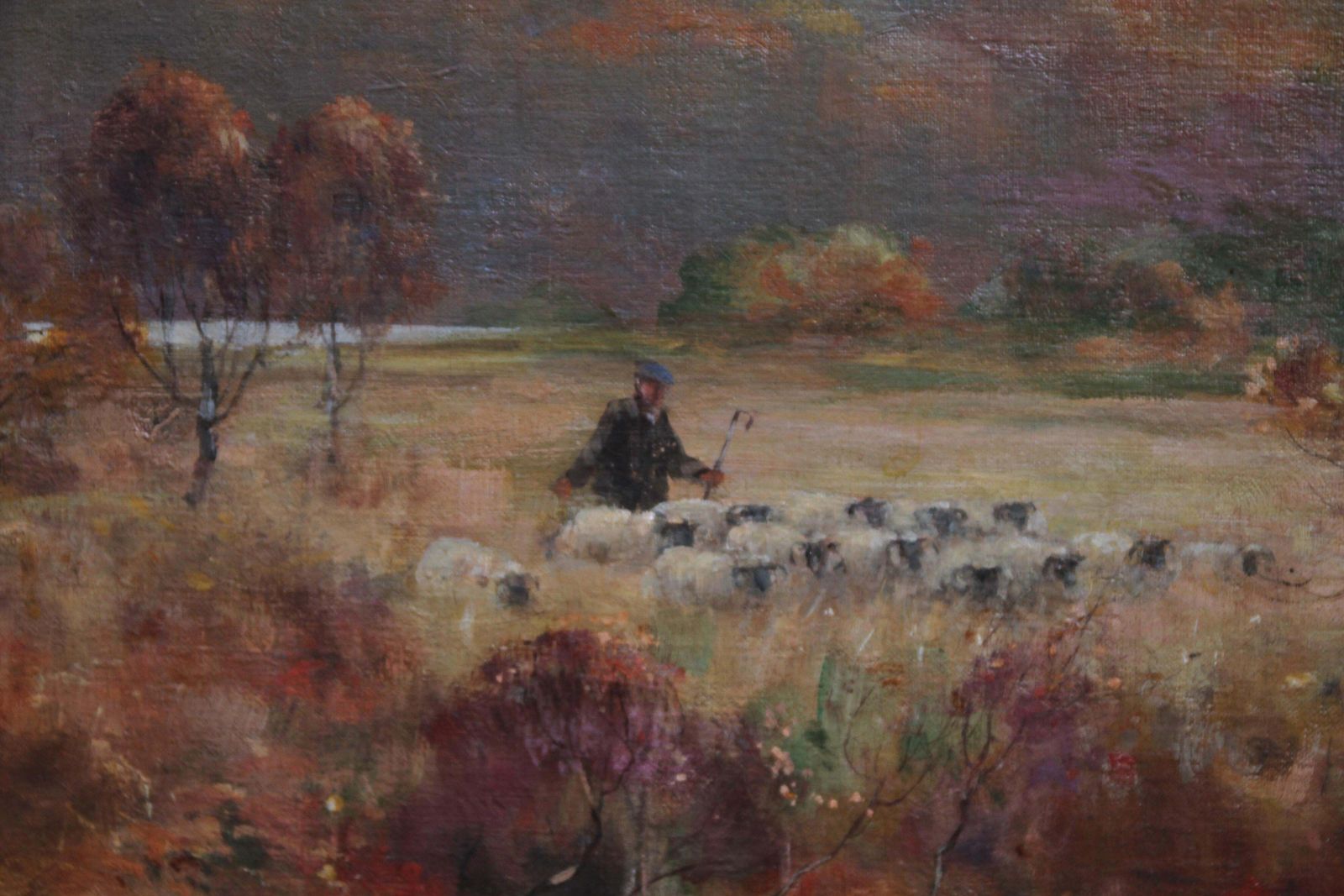 David Fultonpastoral Landscape   Scottish Art 1900 Impressionist Landscape Oil Paintingcirca 1900 photo vinterior