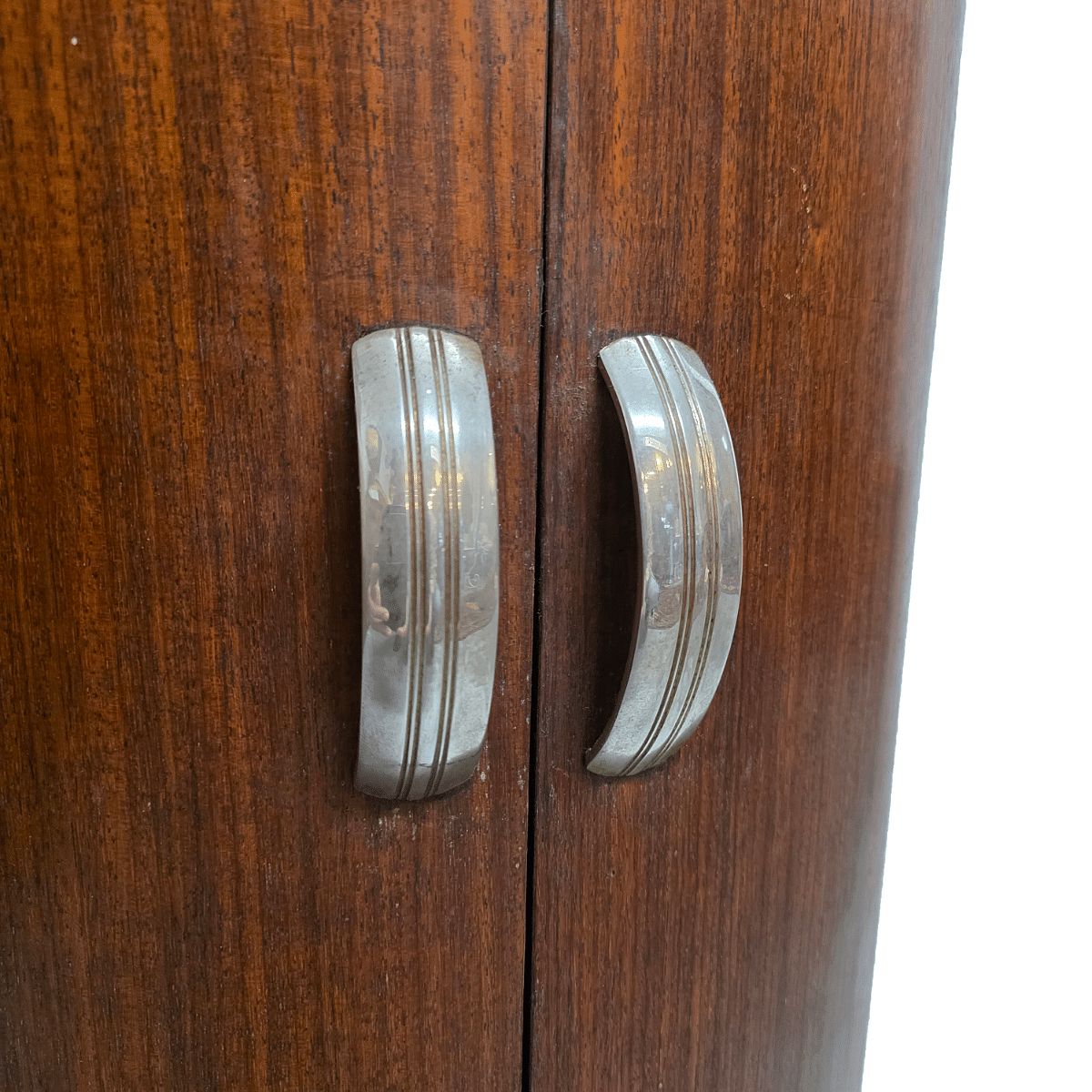 French Art Deco Mahogany Round Bar Furniture, 1920/30s photo buy