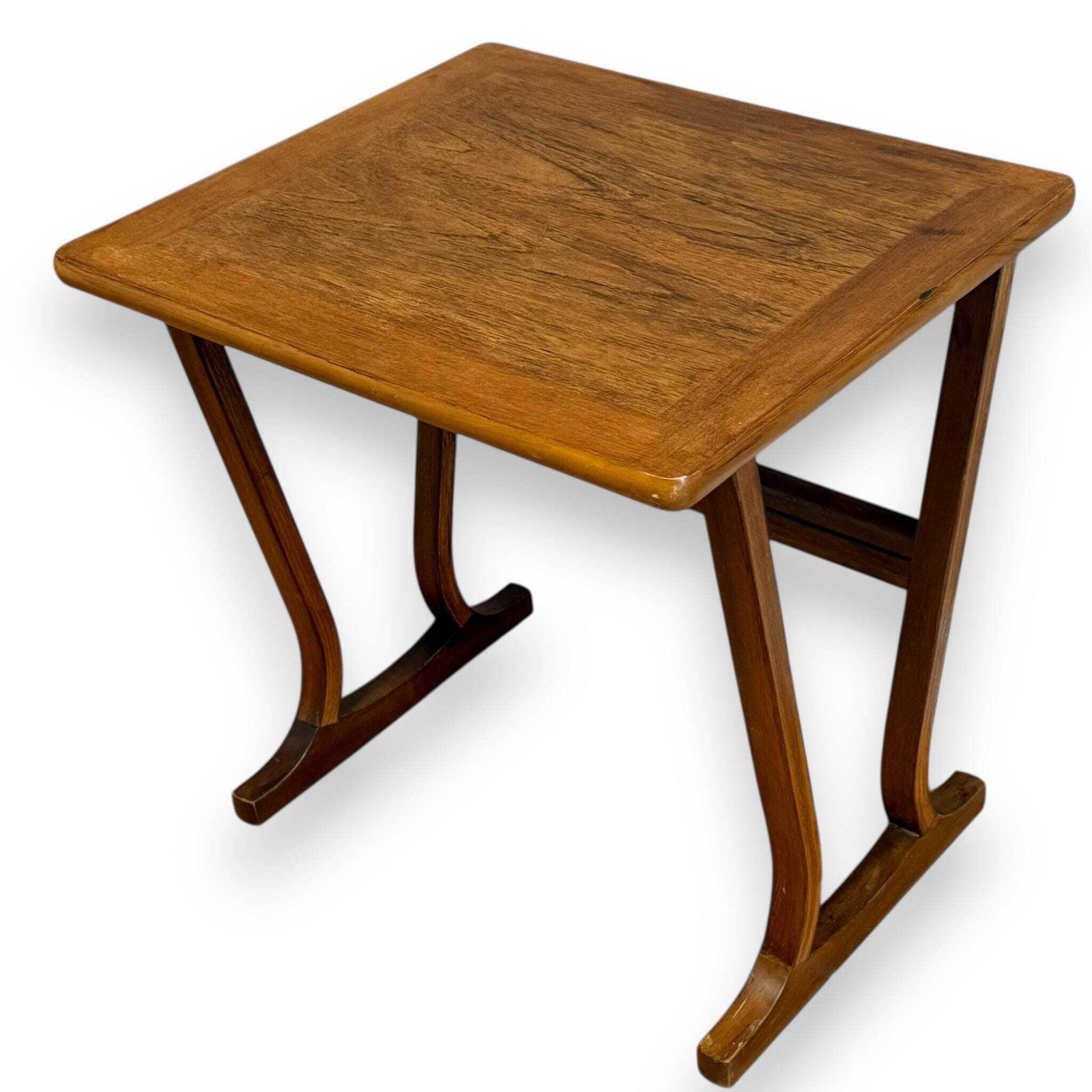 Mid Century Parker Knoll Teak Side Table | Retro Coffee Table | Vintage Nesting Table | 1960s Furniture | Danish Modern Style photo for sale