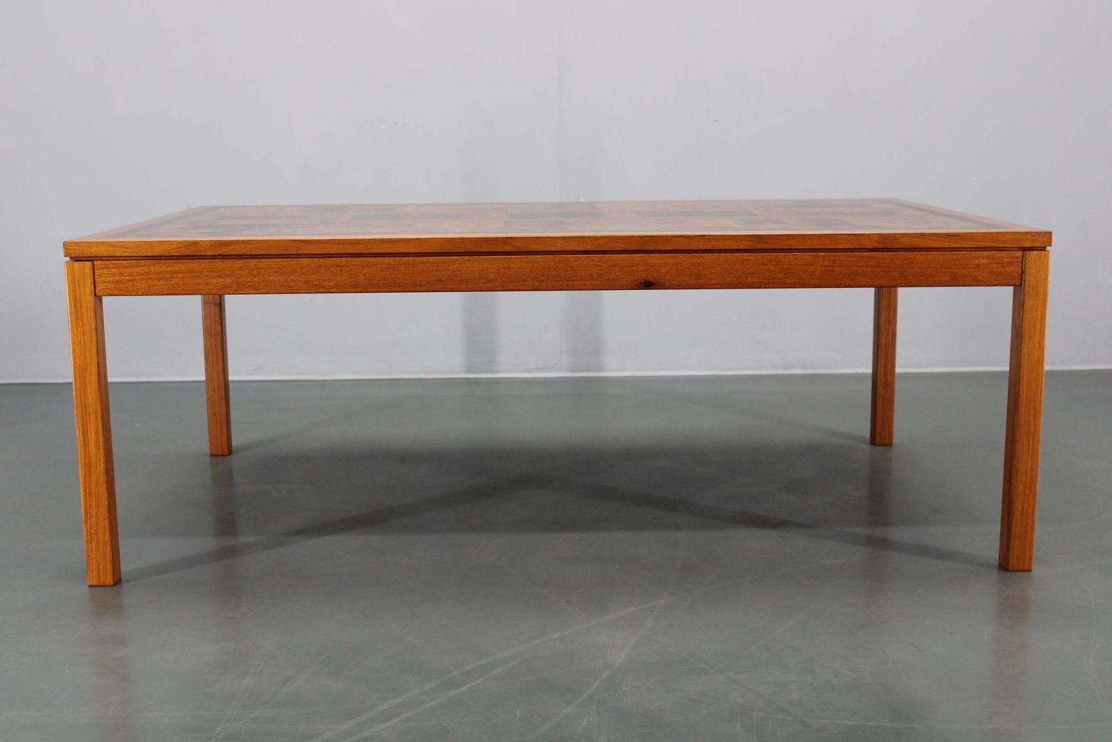 1980s Danish End Grain Mosaic Coffee Table By Middelboe & Linduma For Tranekaer photo vintage