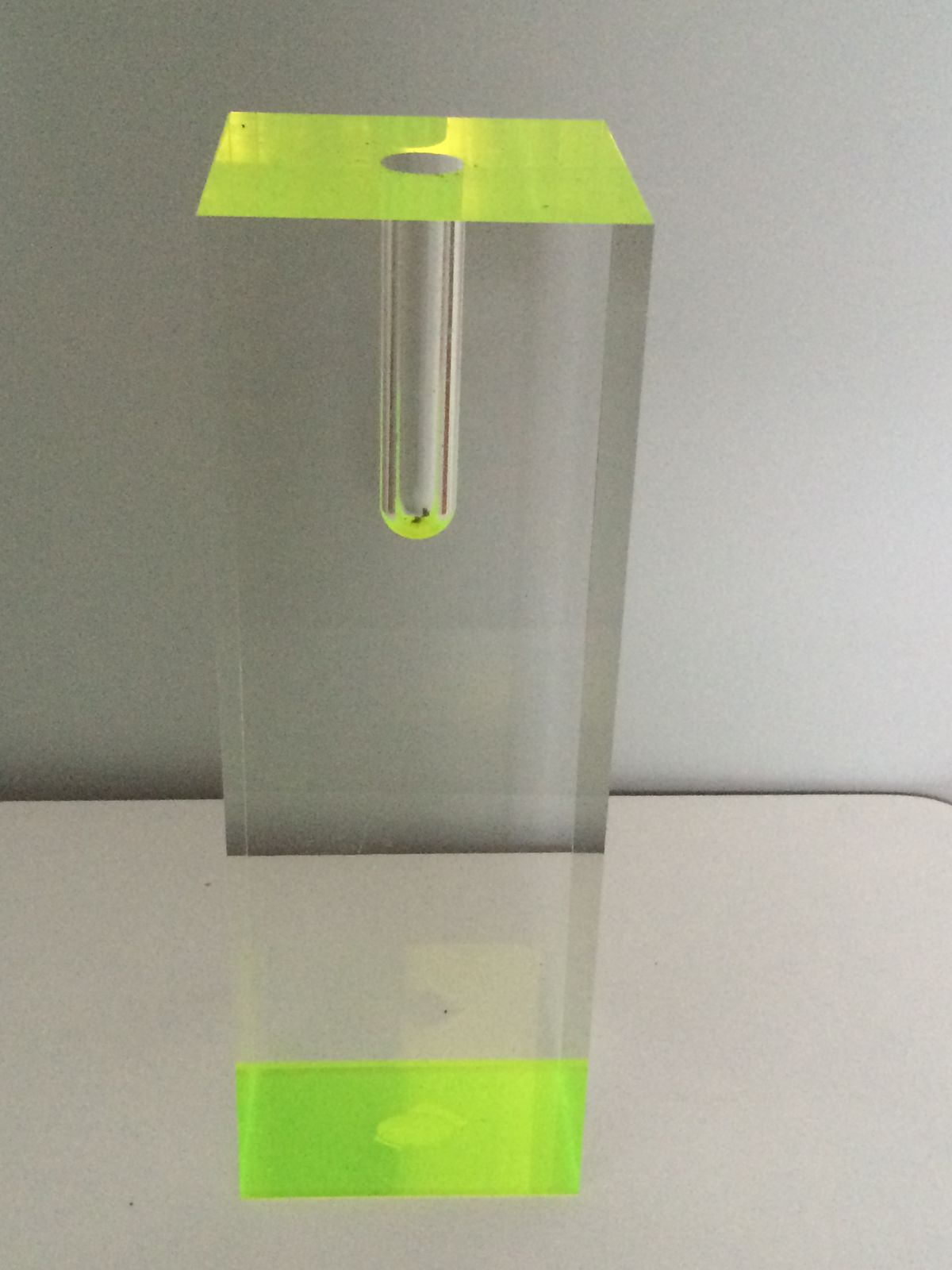 Tomoko Mizu Acrilic Vase In Yellow For Cappellini photo Art