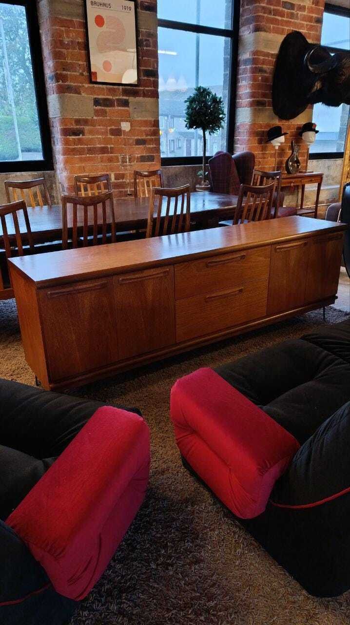 Meredew Mid Century Teak Sideboard — 1970s British Modernist Storage photo furniture
