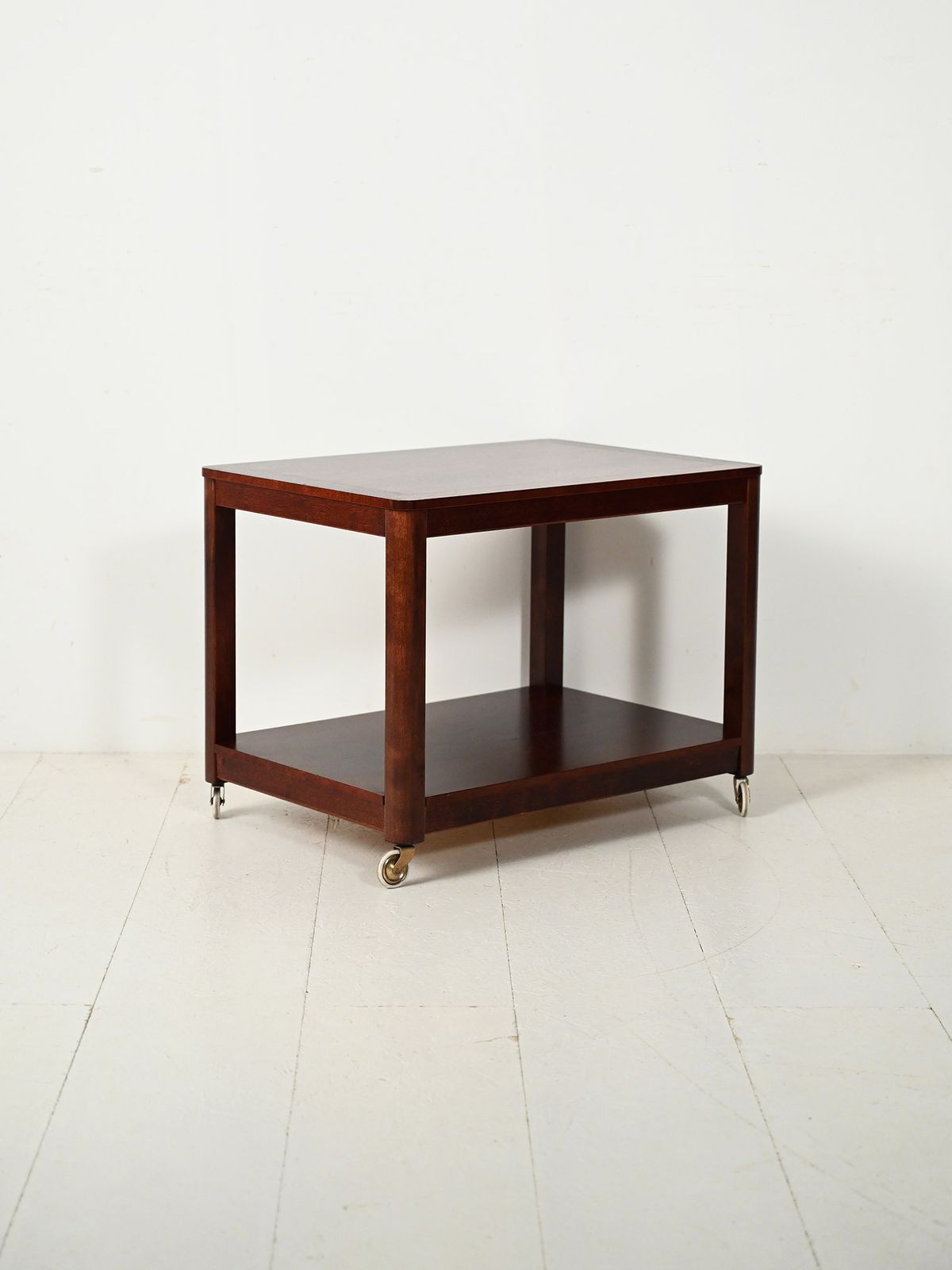 Mahogany Trolley From The “Stockholm Collection” Series By Ikea photo furniture