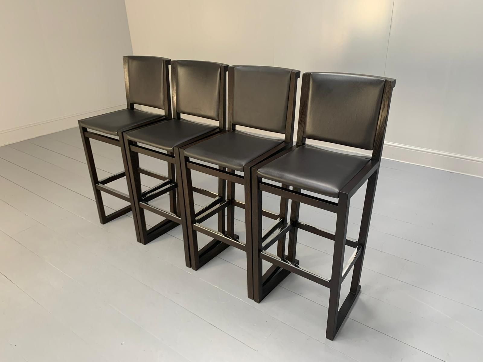 B&B Italia "Musa Sm46g" Tall Bar Stool Chairs  Suite Of 4 photo for sale