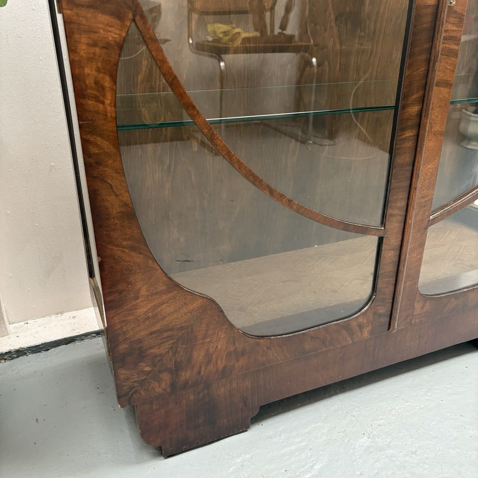 Stunning Art Nouveau Dark Walnut Gin Drinks Cabinet 1910 1920s photo buy
