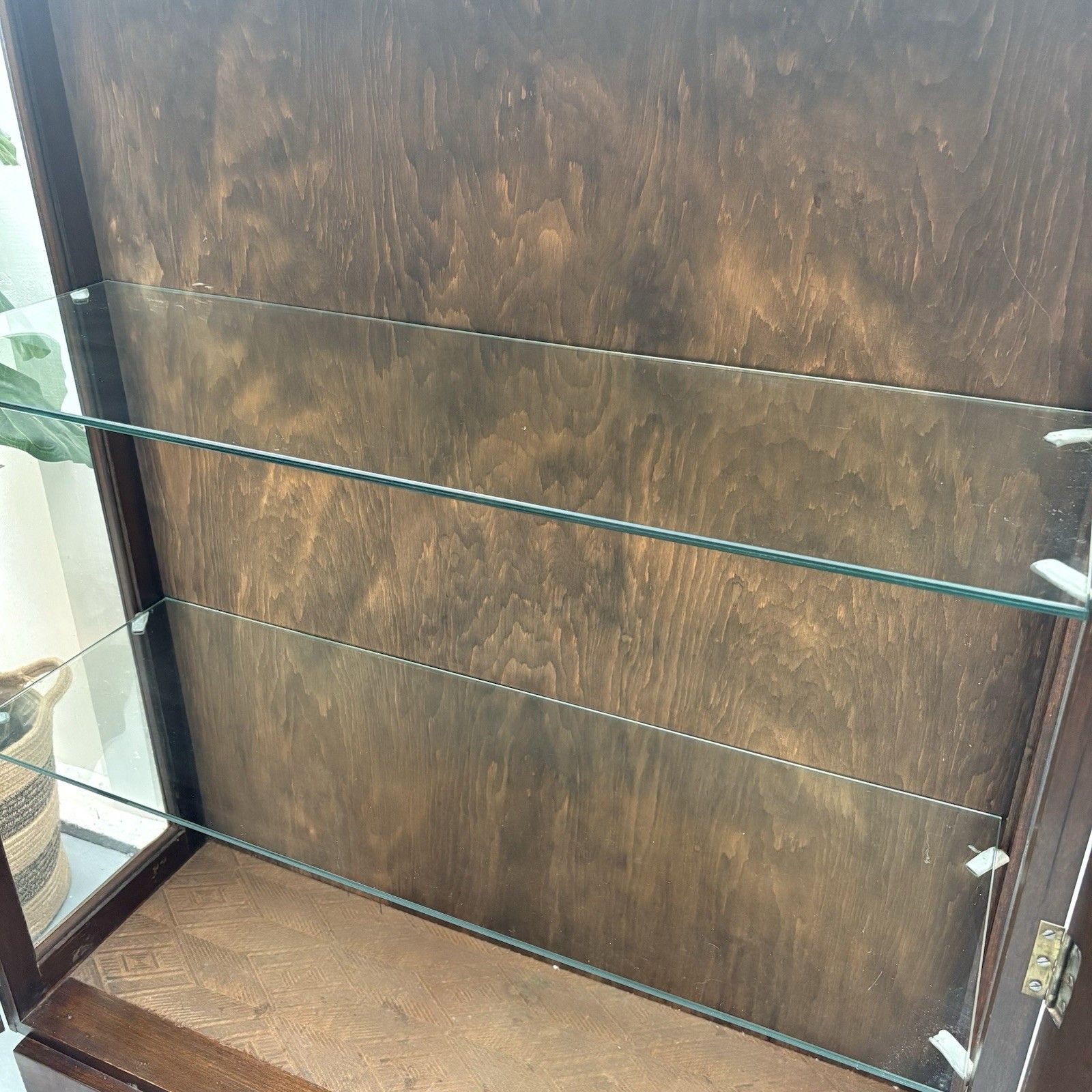 photo vinterior Stunning Art Nouveau Dark Walnut Gin Drinks Cabinet 1910 1920s
