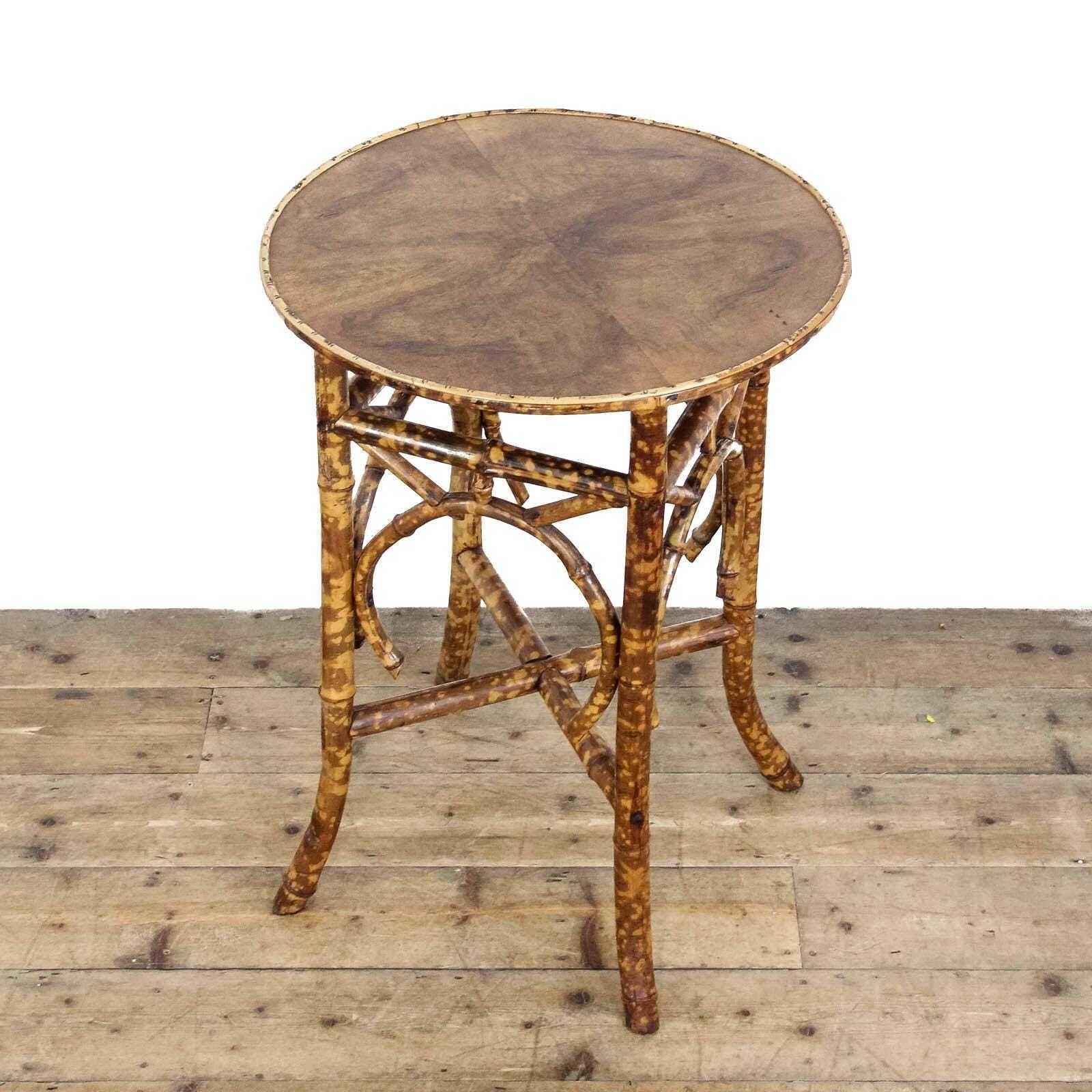 Early 20th Century Aesthetic Bamboo Side Table | Antique Furniture | Antique Side Cupboard | Bamboo Furniture | Bedside Table (M 6449) photo for sale