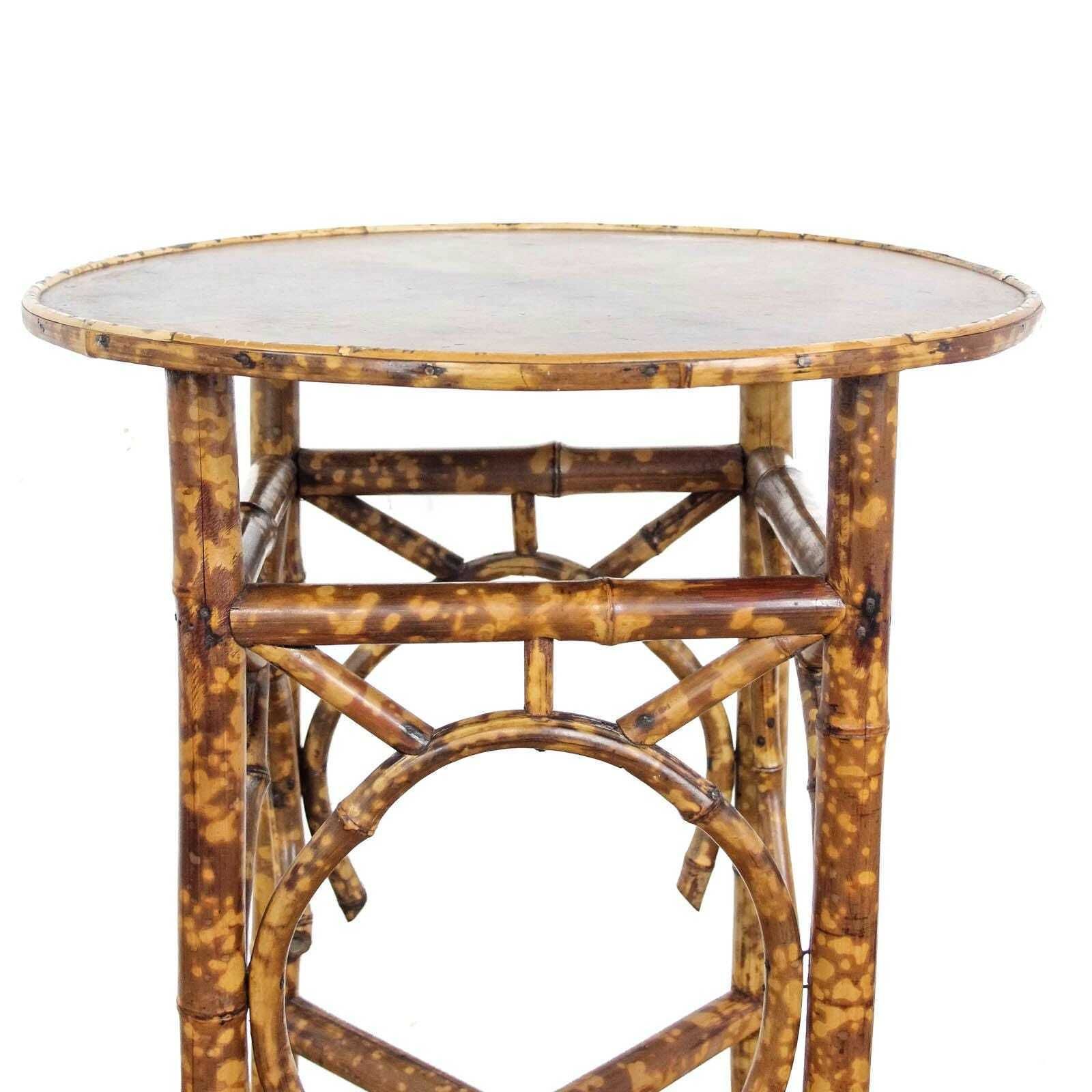 Early 20th Century Aesthetic Bamboo Side Table | Antique Furniture | Antique Side Cupboard | Bamboo Furniture | Bedside Table (M 6449) photo Furniture