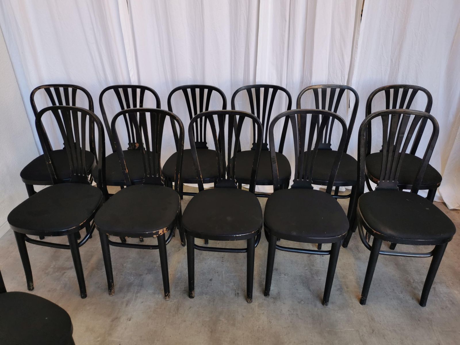 1 Of 11 Vintage Stol Kamnik Black Dining Chair: 1970s Yugoslavian Mid Century Modern photo furniture