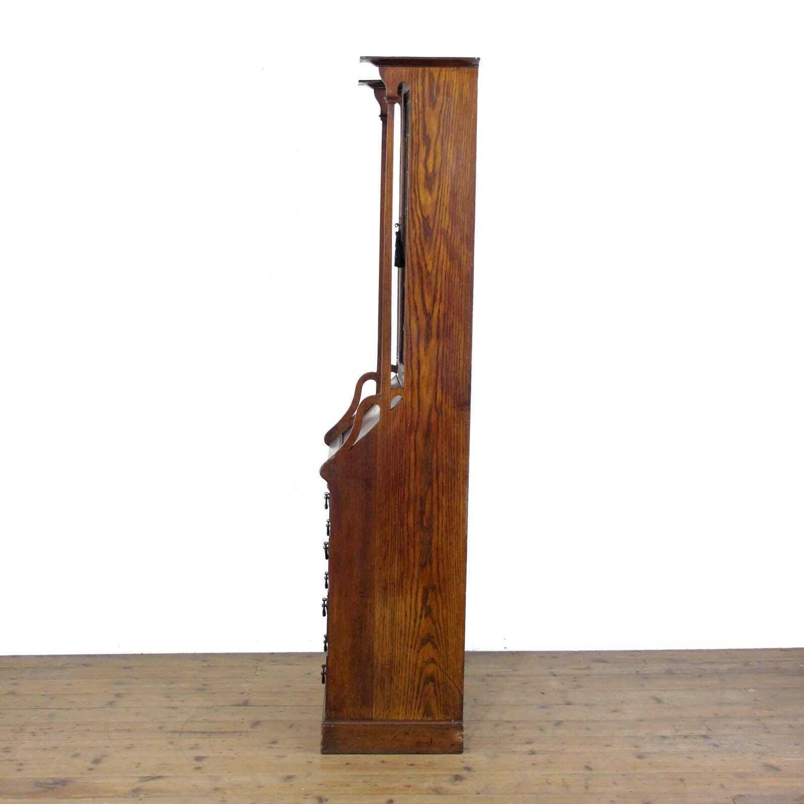Antique Oak Arts And Crafts Bureau Bookcase | Antique Desk | Antique Storage | Bureaux | Welsh Furniture (M 6393) photo for sale