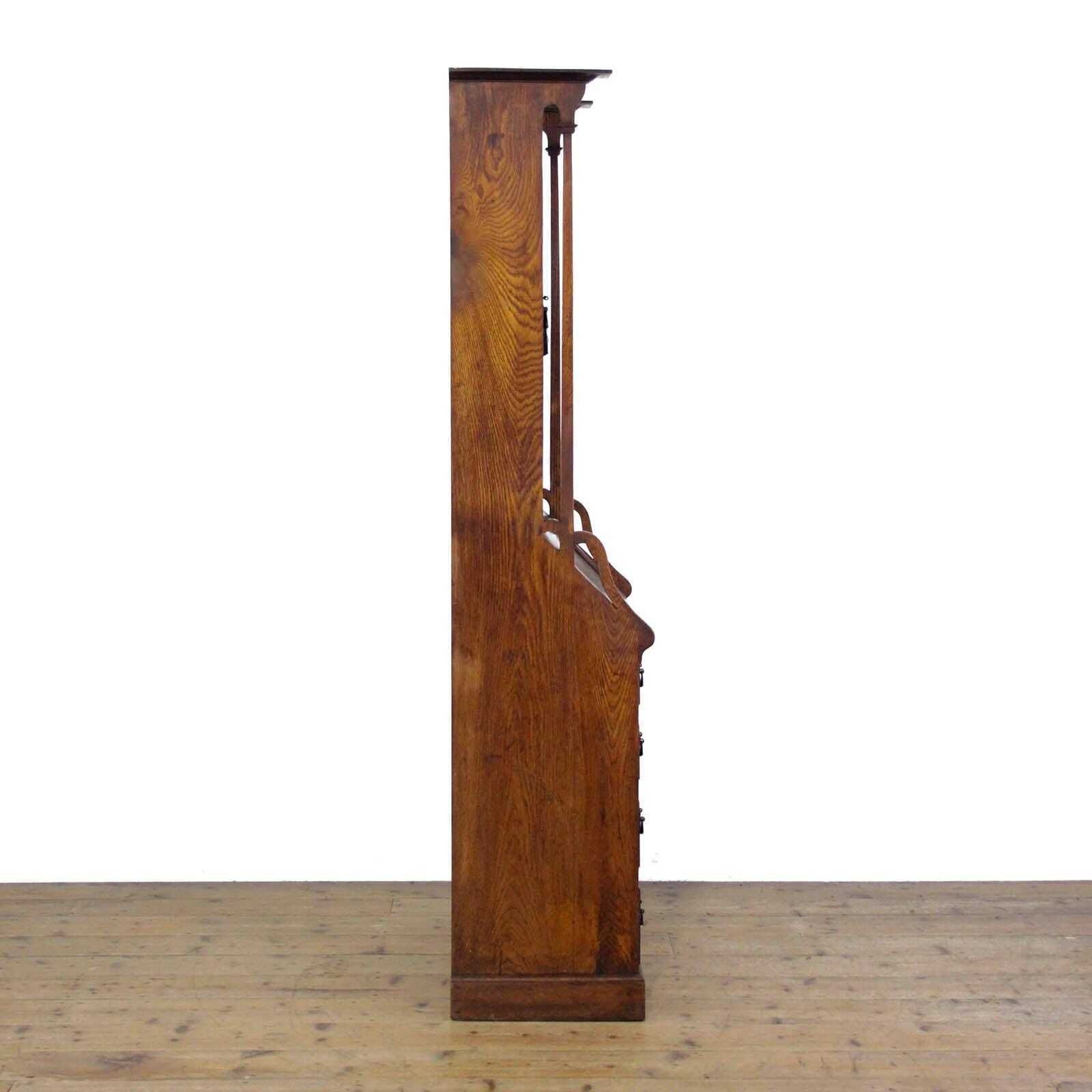 Antique Oak Arts And Crafts Bureau Bookcase | Antique Desk | Antique Storage | Bureaux | Welsh Furniture (M 6393) photo 895.0