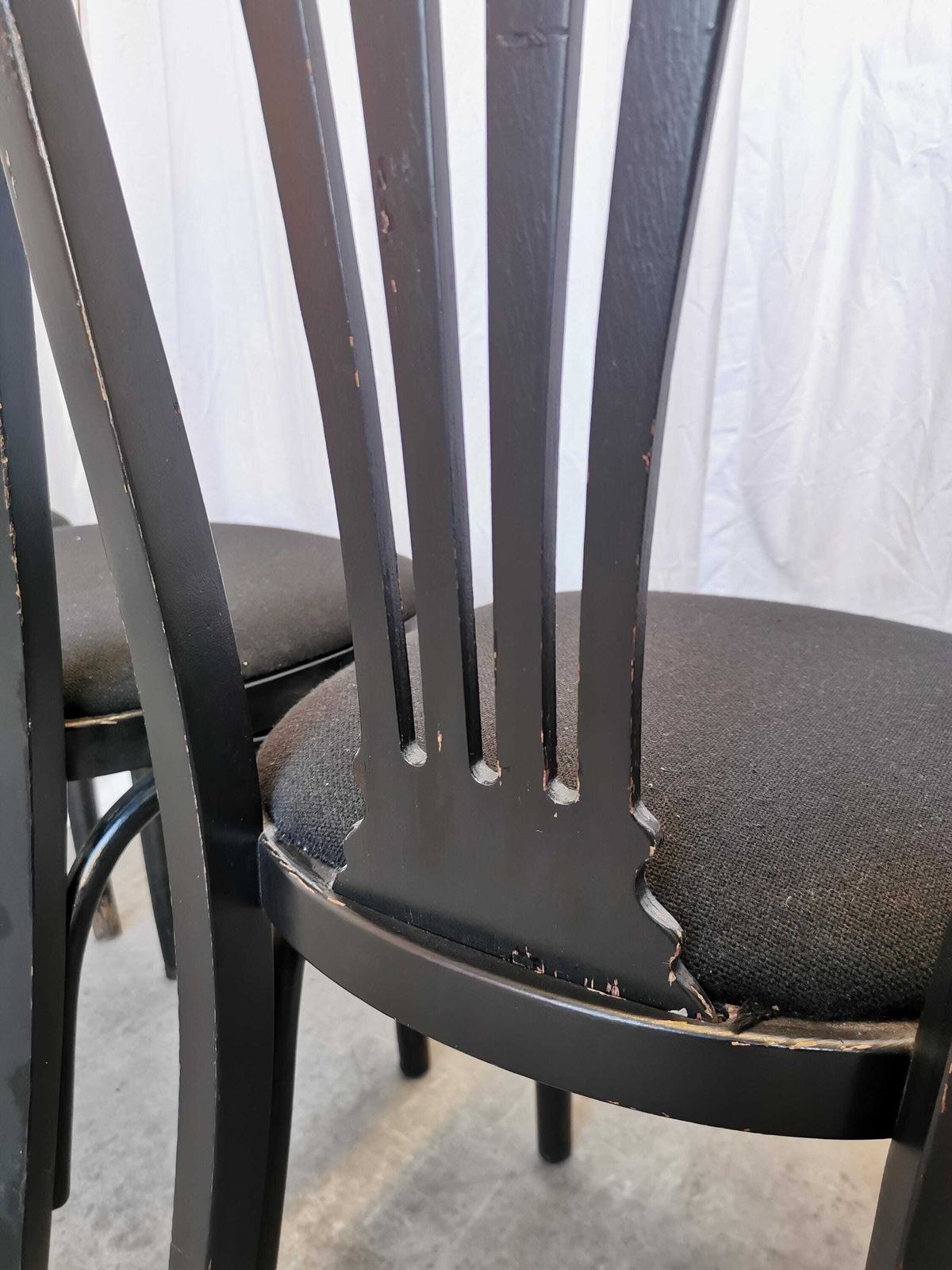 photo furniture 1 Of 11 Vintage Stol Kamnik Black Dining Chair: 1970s Yugoslavian Mid Century Modern