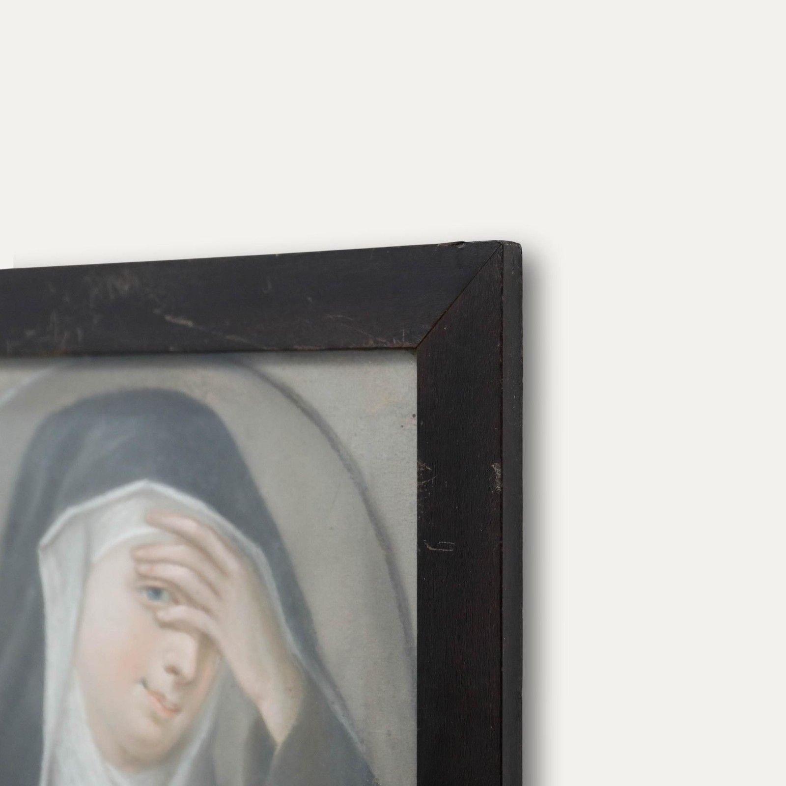 Framed 19th Century Pastel Portrait Of A Nun photo 250.0