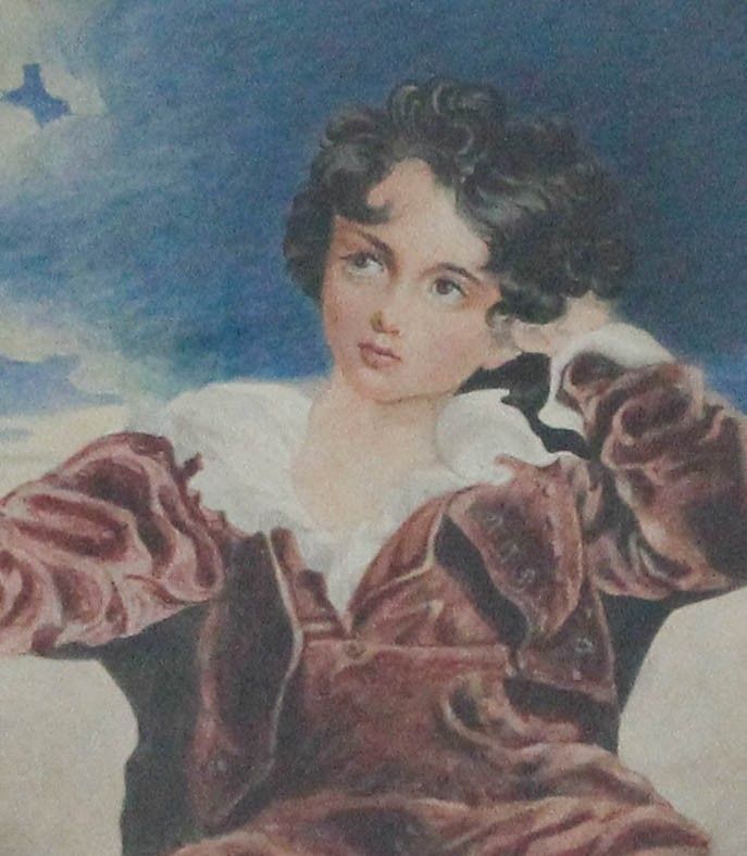 After Sir Thomas Lawrence Late 19th Century Watercolour, Red Boy photo furniture