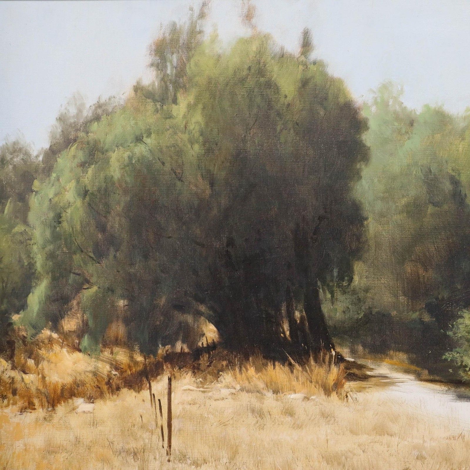 Lichtenfield 20th Century Oil, Path Through The Woods photo Art