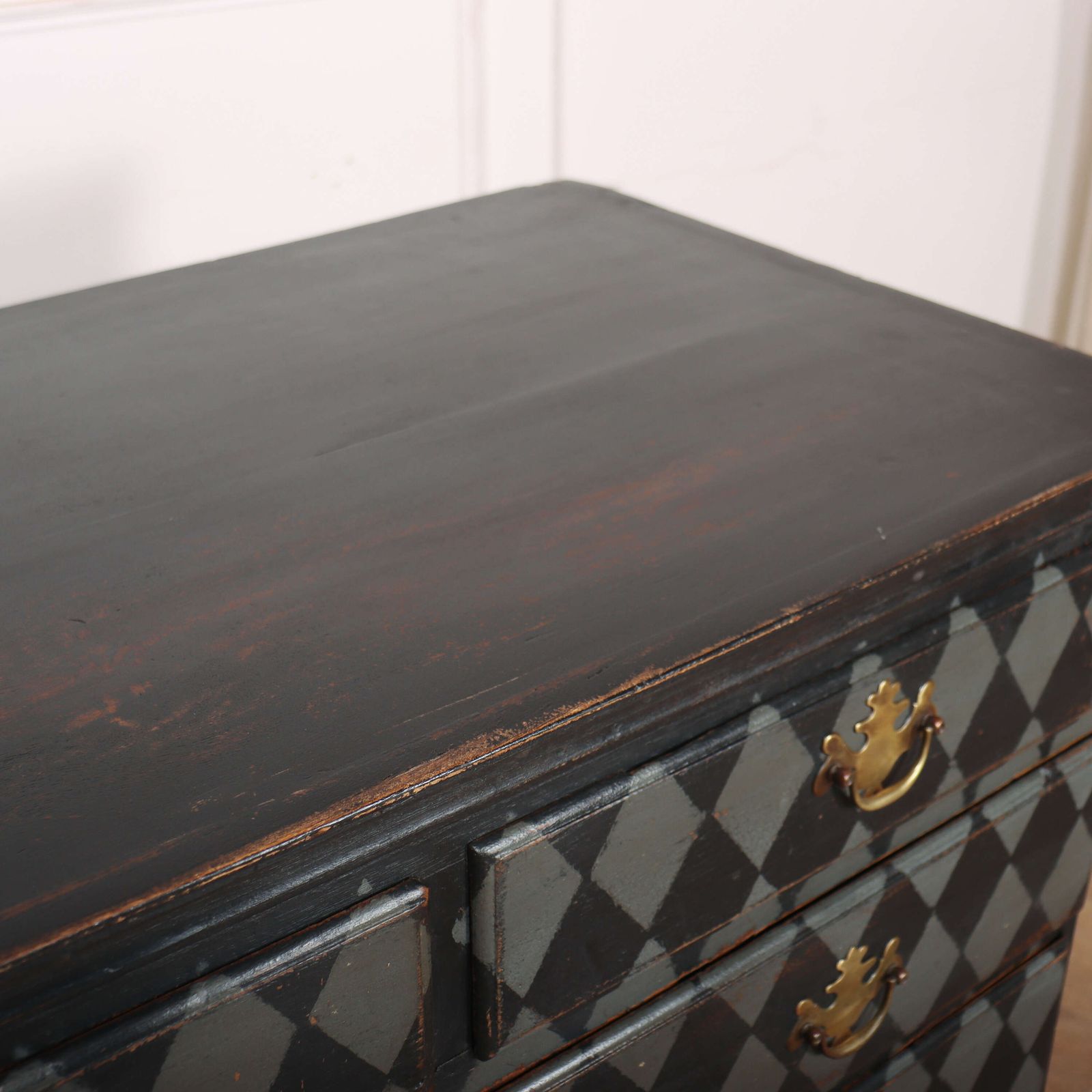 Furniture English Painted Chest Of Drawers photo