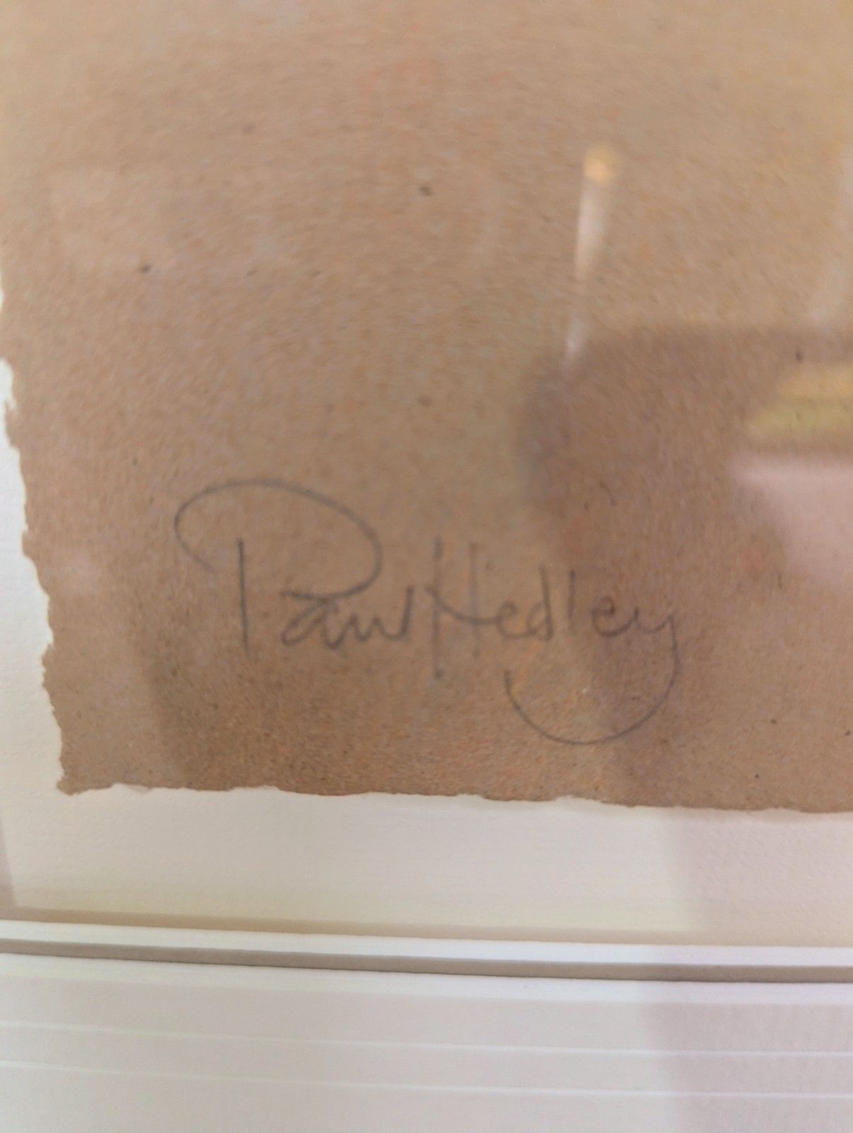 Limited Edition "Etude" Signed By Paul Hedley Rustic Paper Deliver Available 0270. photo furniture