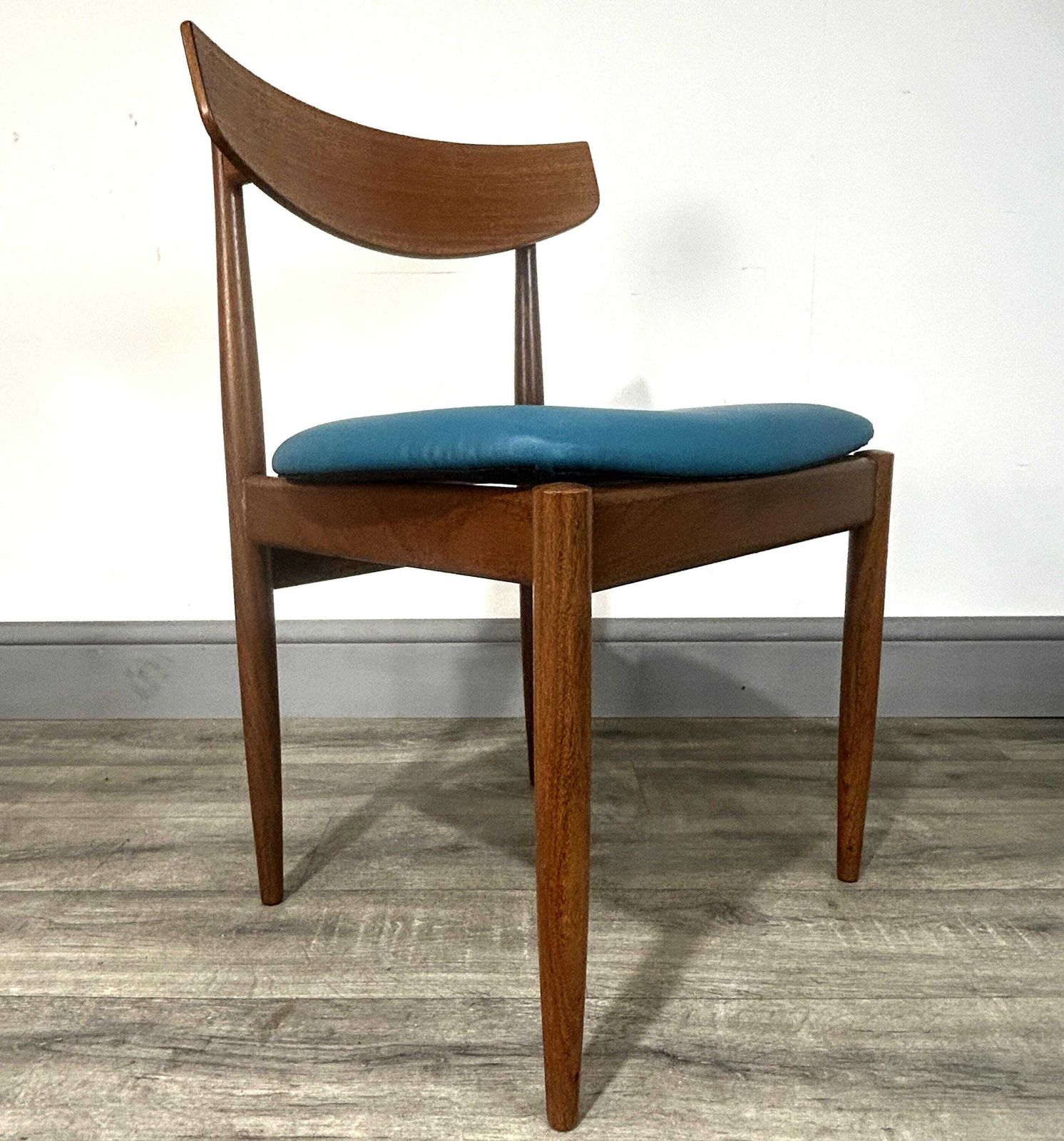 4 Refinished/Reupholstered Mid Century Dining Chairs Ib Kofod Larsen G Plan 60s photo buy
