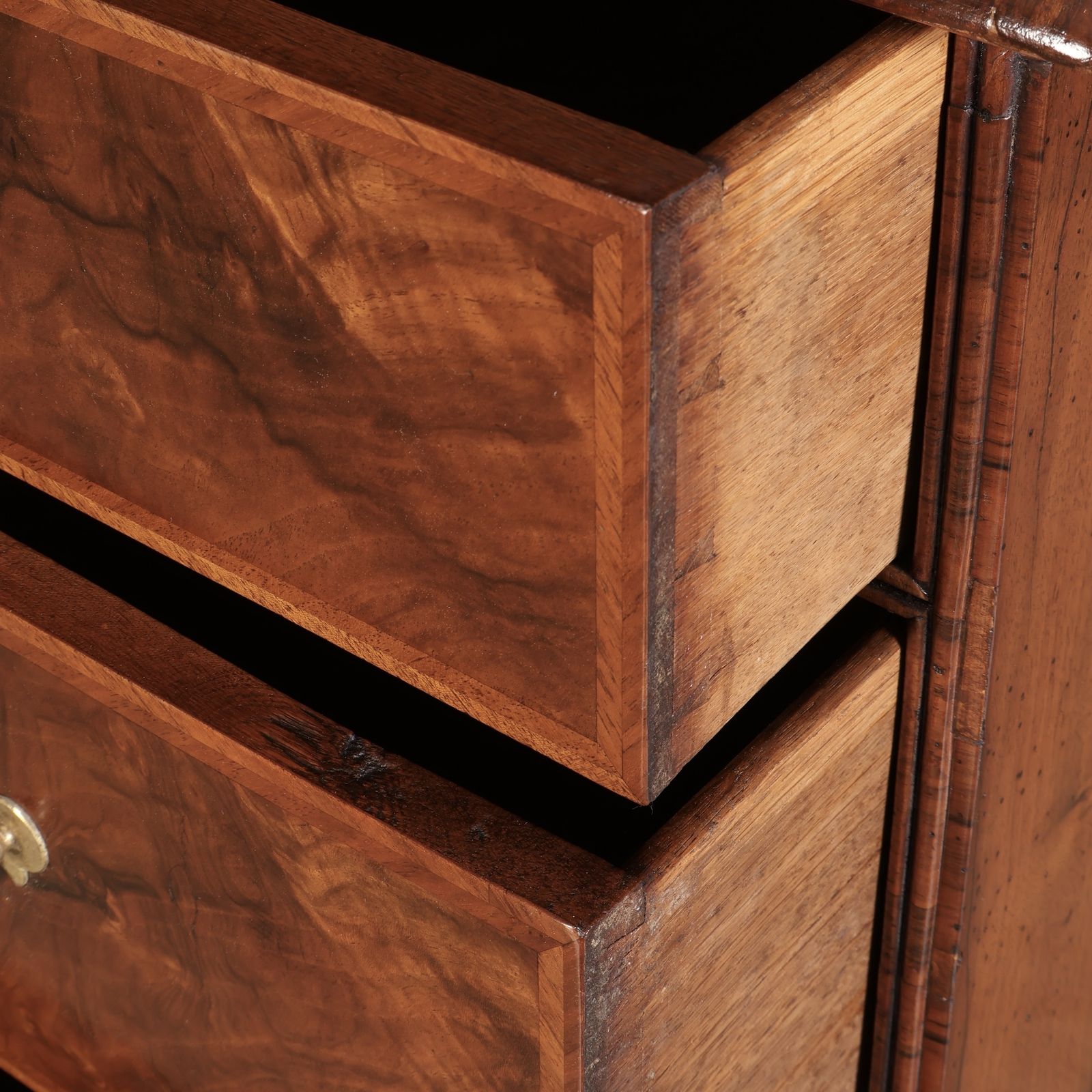 Queen Anne Walnut Cabinet On Chest photo vinterior