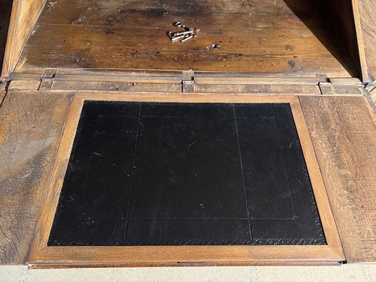 18th Century French Convent Desk photo vintage