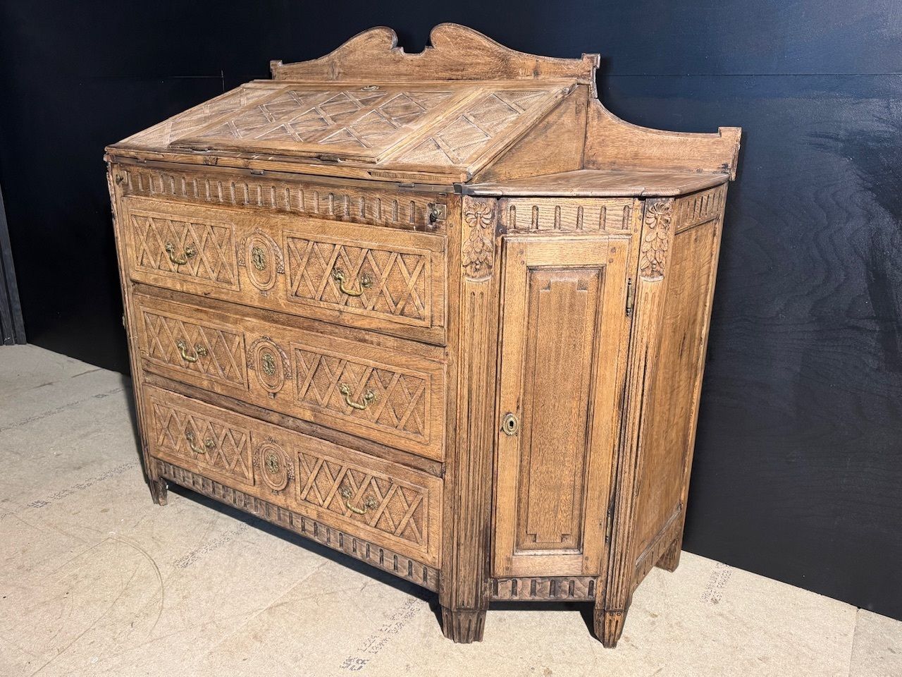 Furniture 18th Century French Convent Desk photo