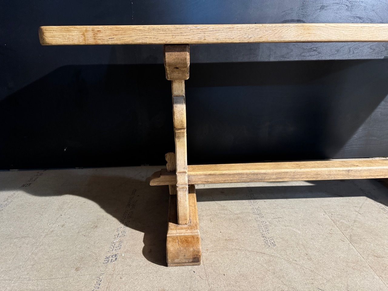 Smaller French Oak Farmhouse Dining Table photo for sale